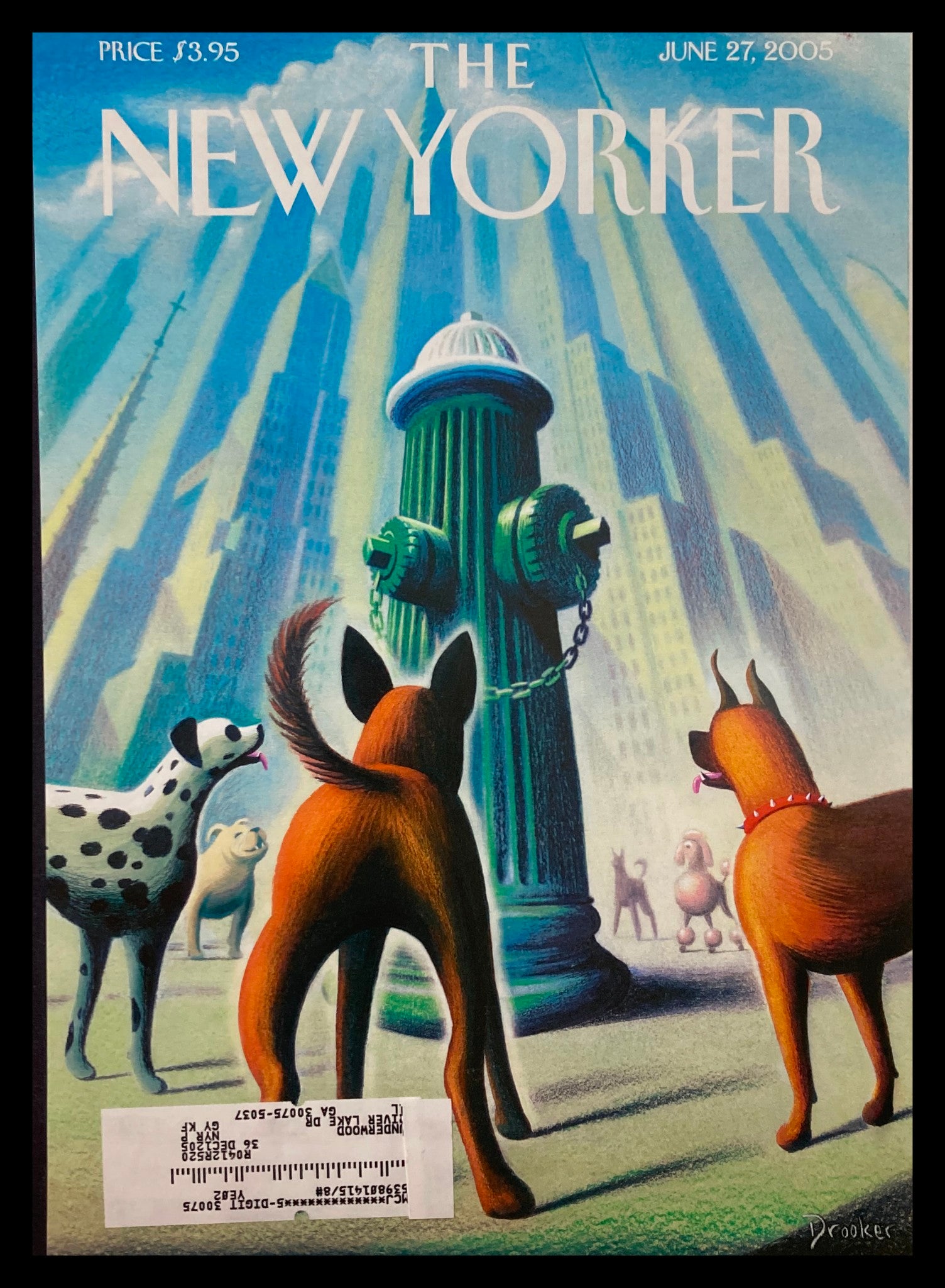 COVER ONLY The New Yorker June 27 2005 The Marijuana Decision by Eric Drooker