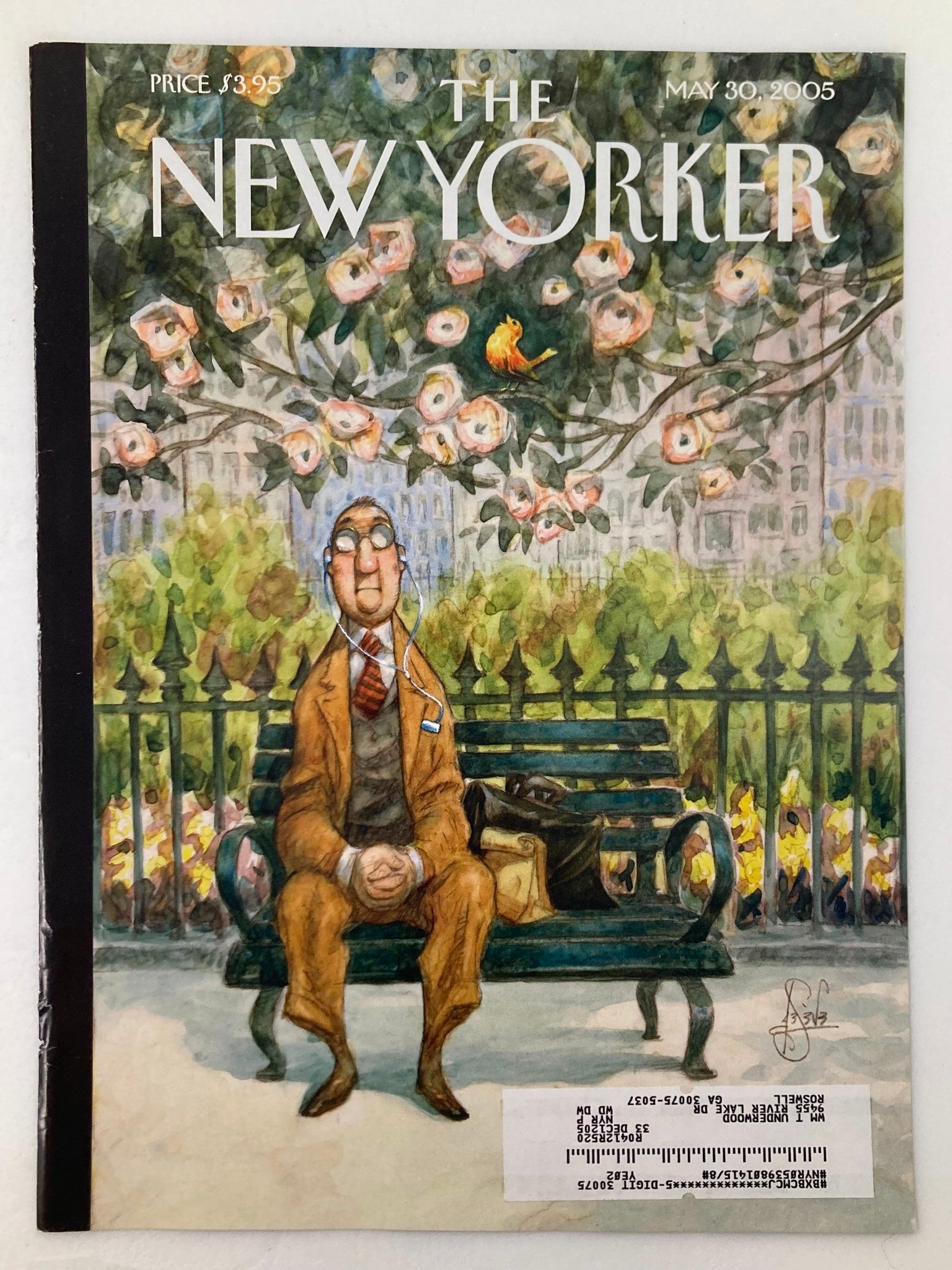 COVER ONLY The New Yorker May 30 2005 The Song of Spring by Peter de Seve