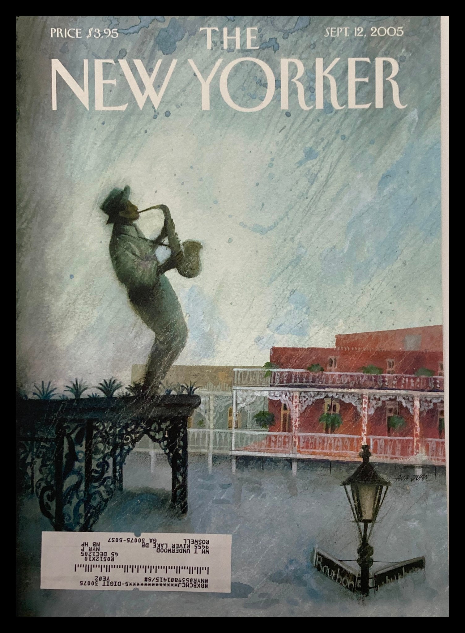 COVER ONLY The New Yorker September 12 2005 Requiem by Ana Juan