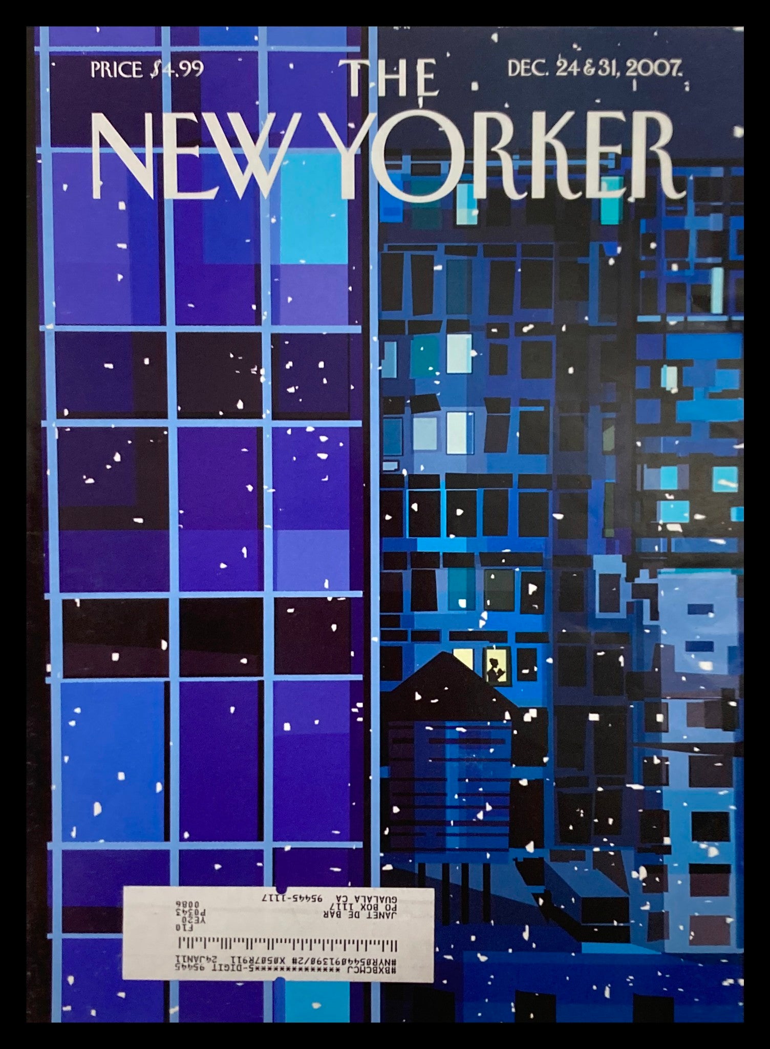 COVER ONLY The New Yorker December 24 2007 The Climate Change Kim DeMarco