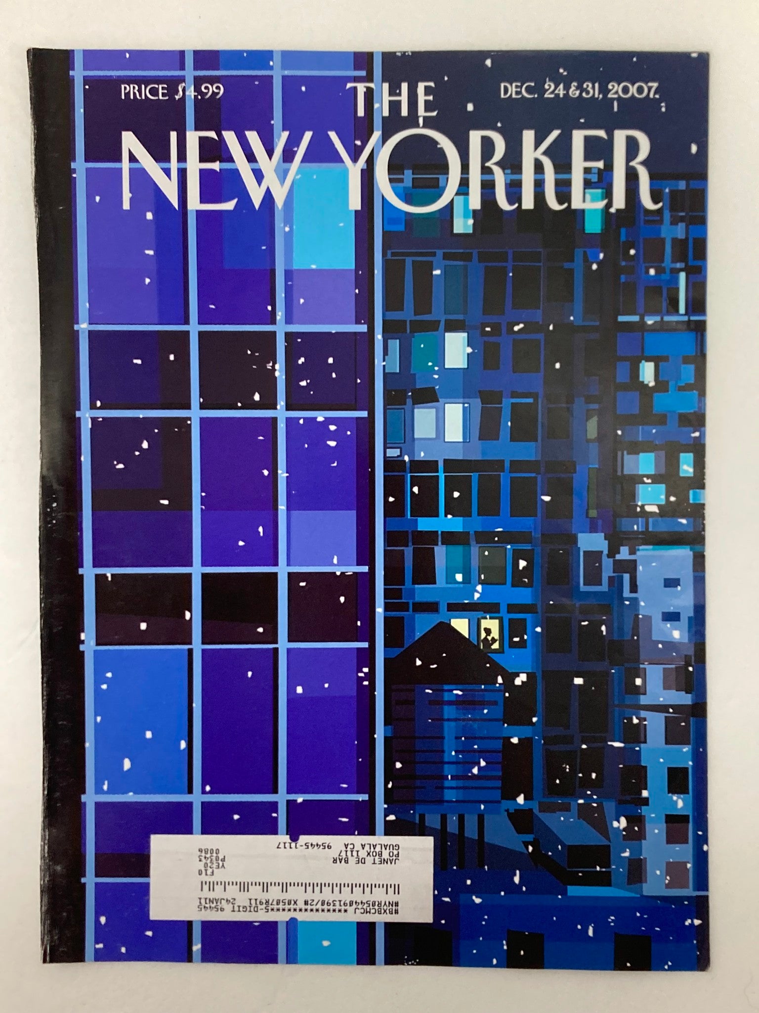 COVER ONLY The New Yorker December 24 2007 The Climate Change Kim DeMarco