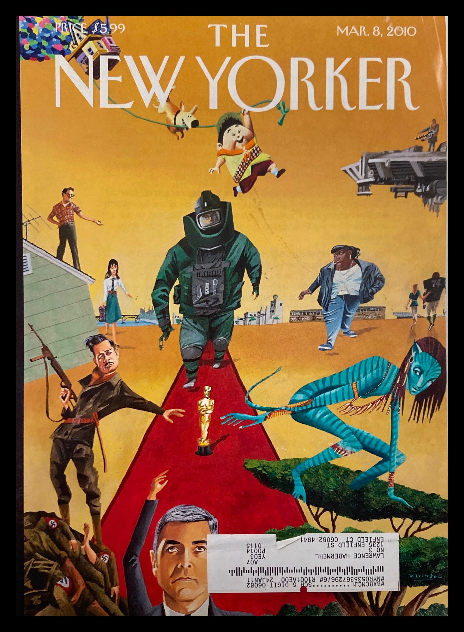 COVER ONLY The New Yorker March 8 2010 Ten Nominees by Mark Ulriksen