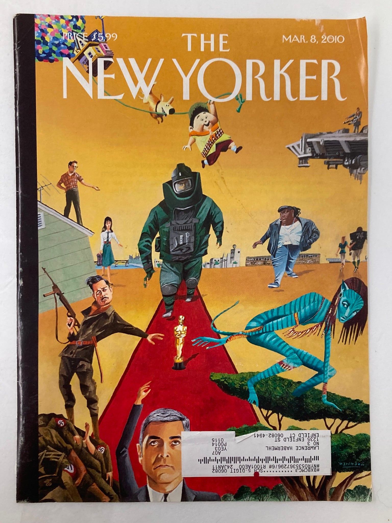 COVER ONLY The New Yorker March 8 2010 Ten Nominees by Mark Ulriksen