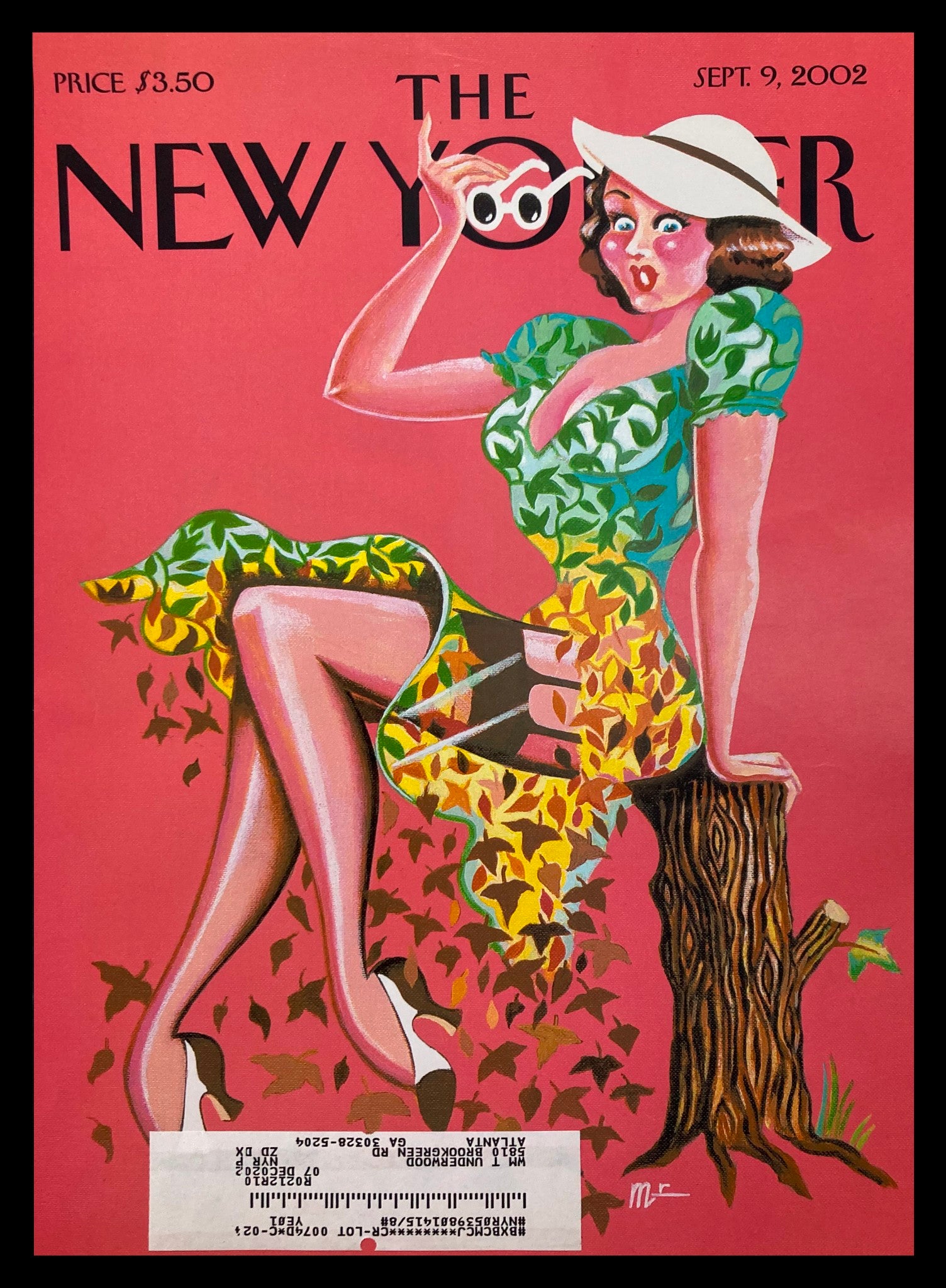 COVER ONLY The New Yorker September 9 2002 Fall Fashion by Michael Roberts