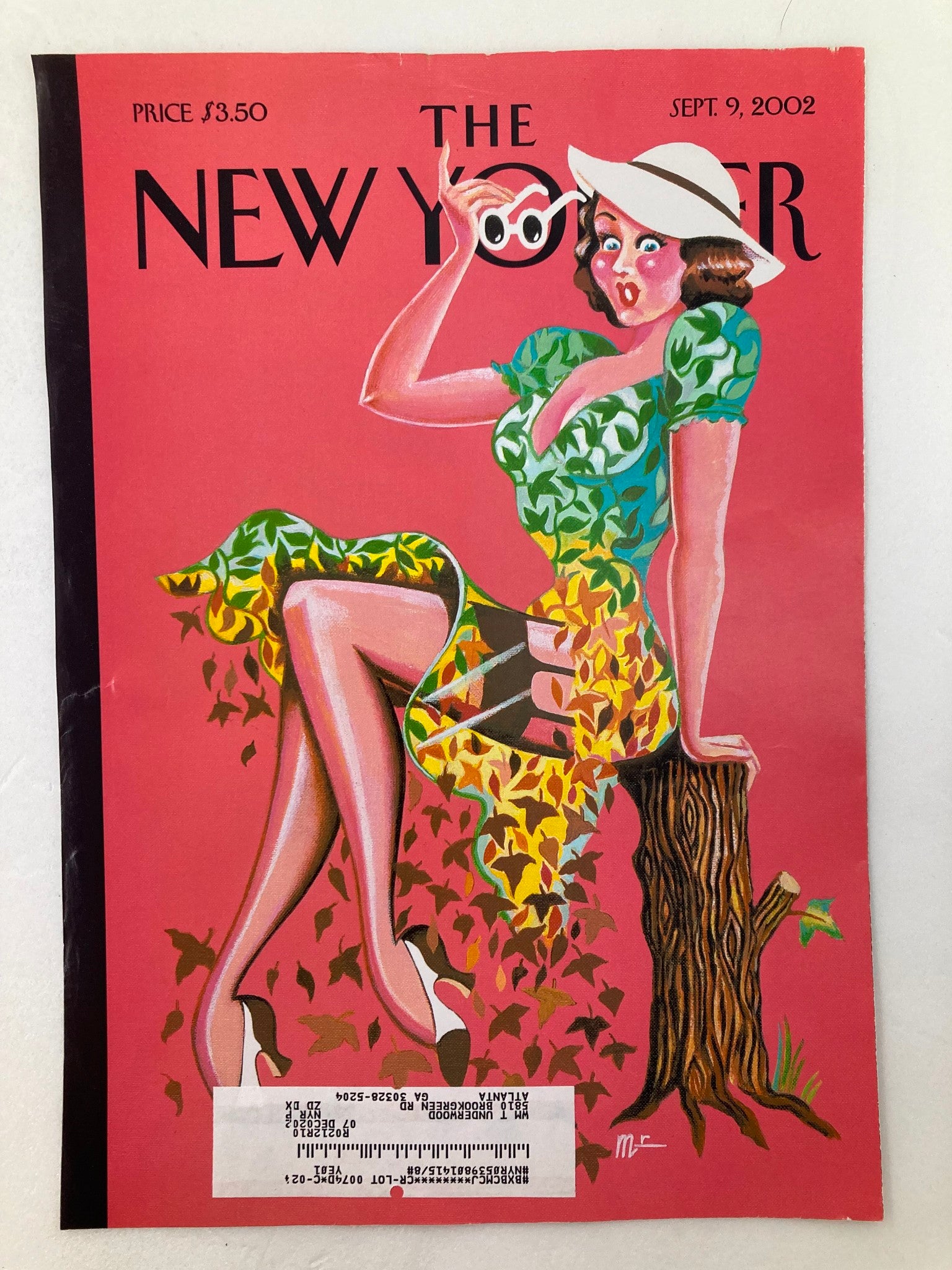 COVER ONLY The New Yorker September 9 2002 Fall Fashion by Michael Roberts