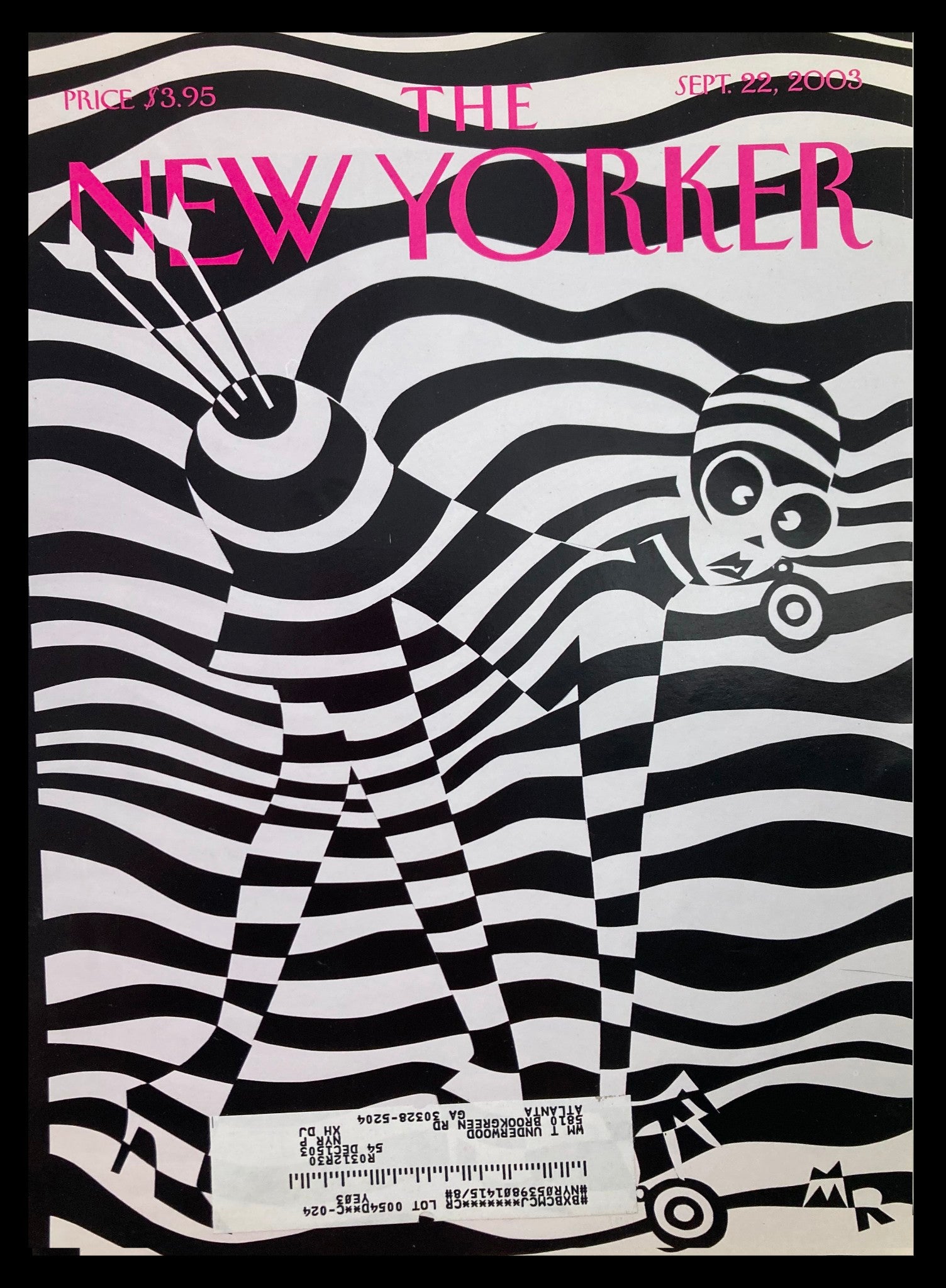 COVER ONLY The New Yorker September 22 2003 The Bottom Line by Michael Roberts