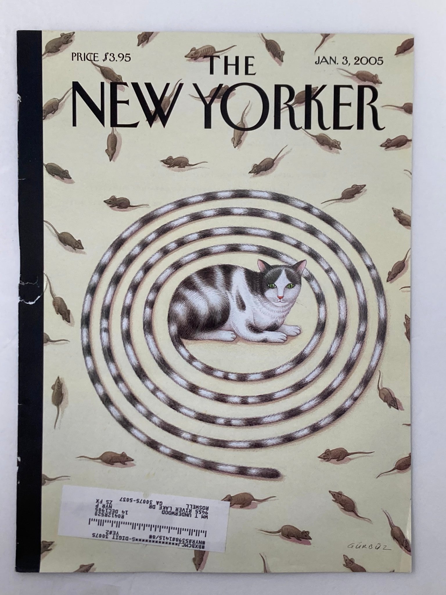 COVER ONLY The New Yorker January 3 2005 A Better Mousetrap Gürbüz D. Eksioglu