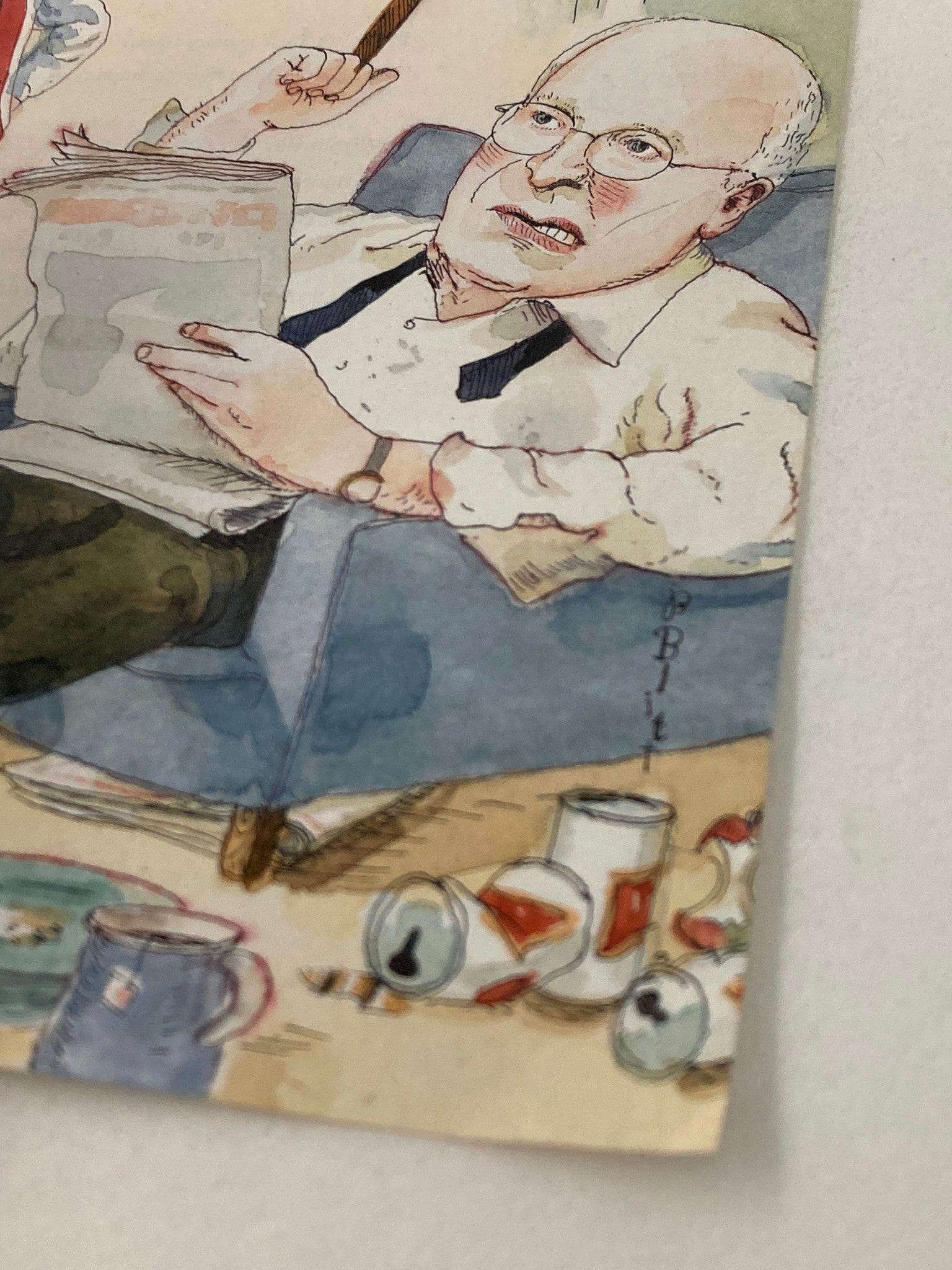 COVER ONLY The New Yorker December 5 2005 George Bush Dick Cheney by Barry Blitt