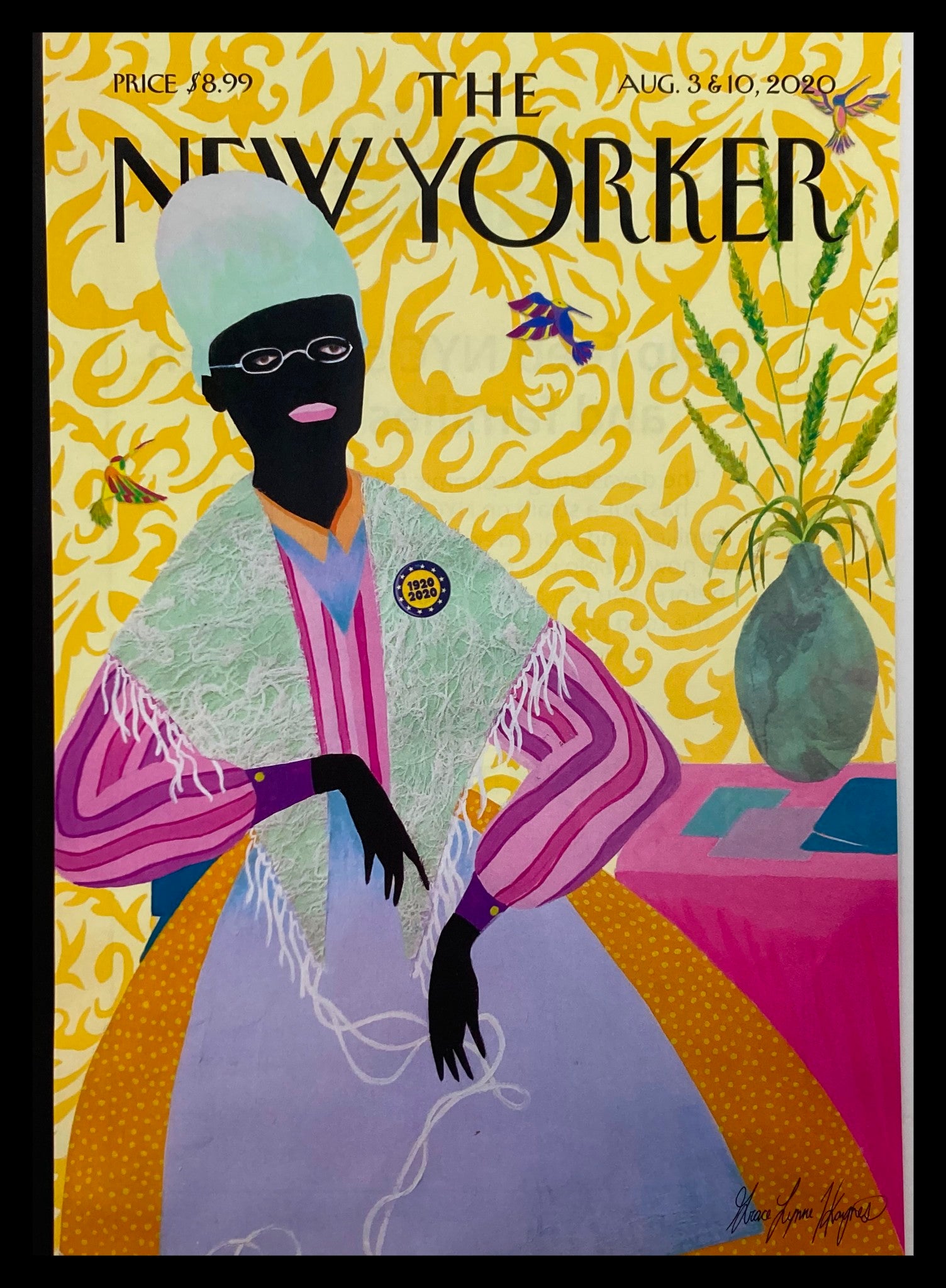 COVER ONLY The New Yorker August 3 2020 Sojourner Truth by Grace Haynes No Label