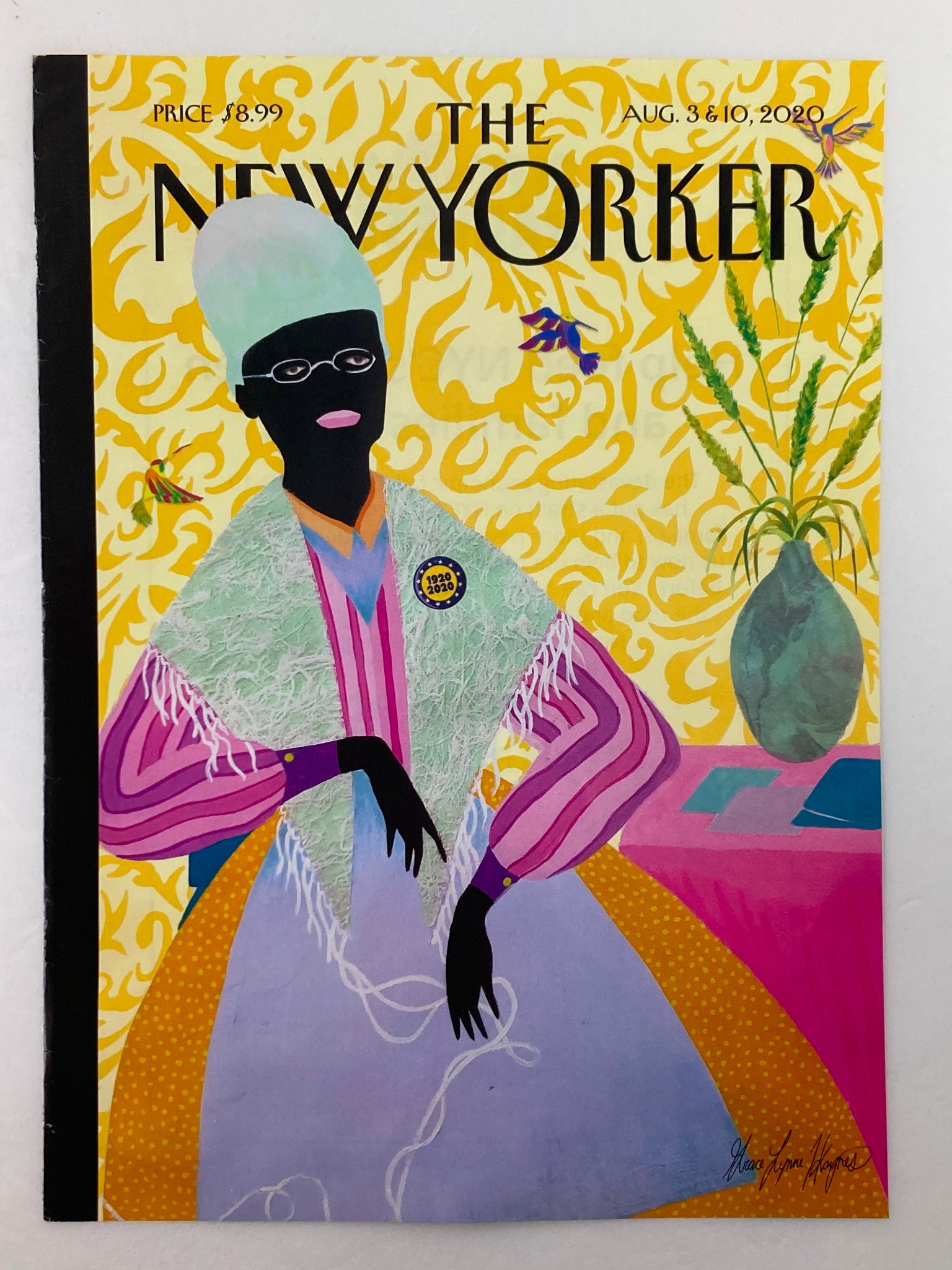 COVER ONLY The New Yorker August 3 2020 Sojourner Truth by Grace Haynes No Label