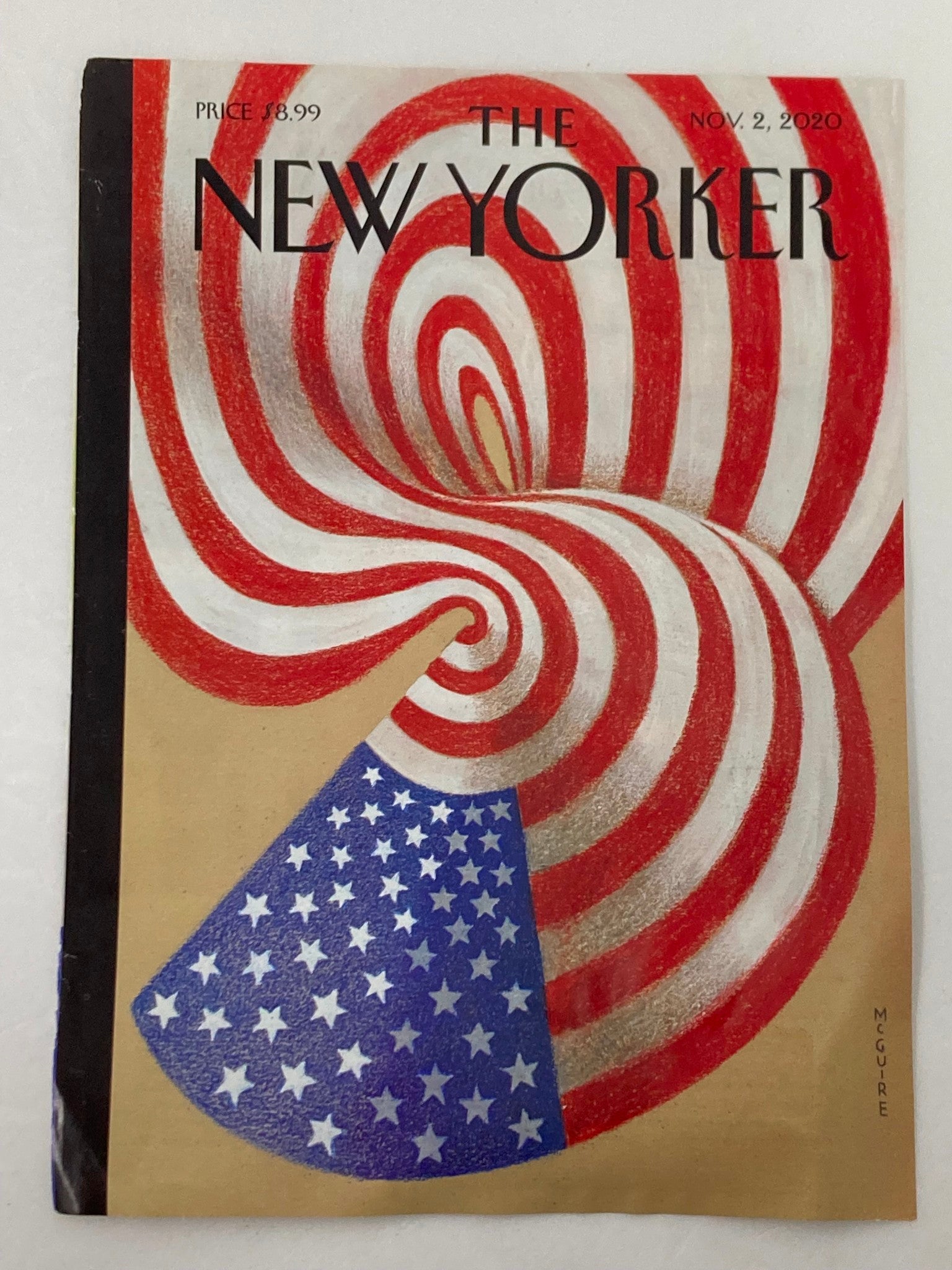 COVER ONLY The New Yorker November 2 2020 American Tumult by McGuire No Label