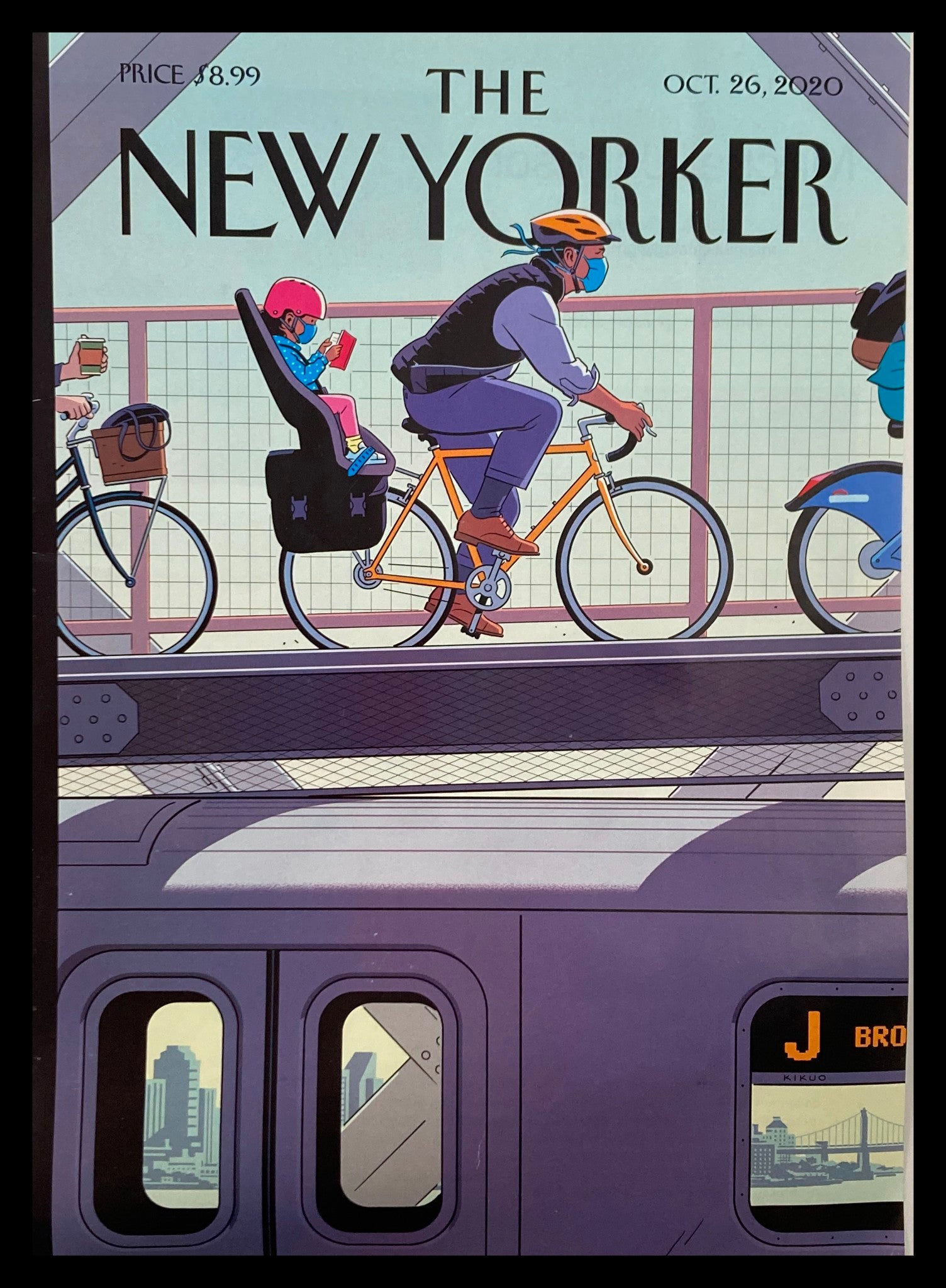 COVER ONLY The New Yorker October 26 2020 Shifting Gears by R. Johnson No Label