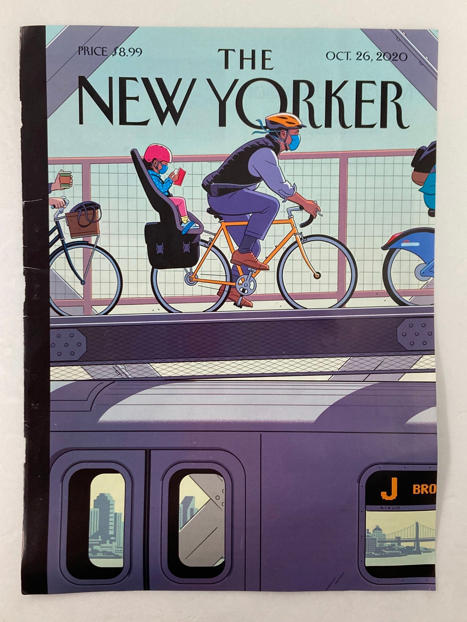 COVER ONLY The New Yorker October 26 2020 Shifting Gears by R. Johnson No Label