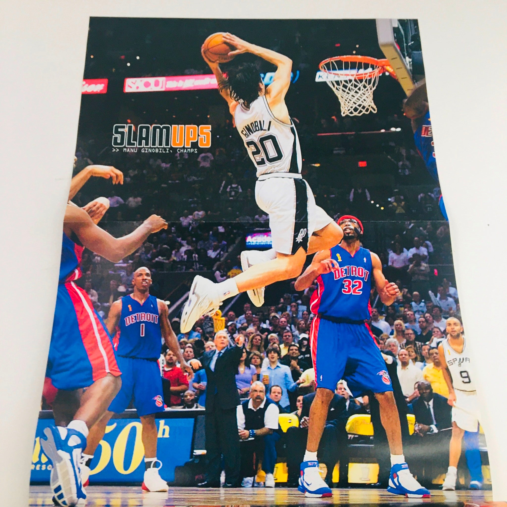 Slam Magazine September 2005 Manu Ginóbili, Horry & Tim Duncan, Includes Poster