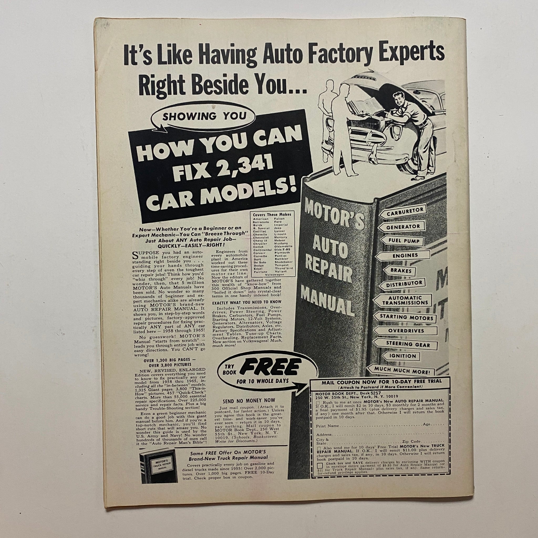 Rodding & Re-Styling Magazine July 1965 The Lowdown on Spark Plugs No Label