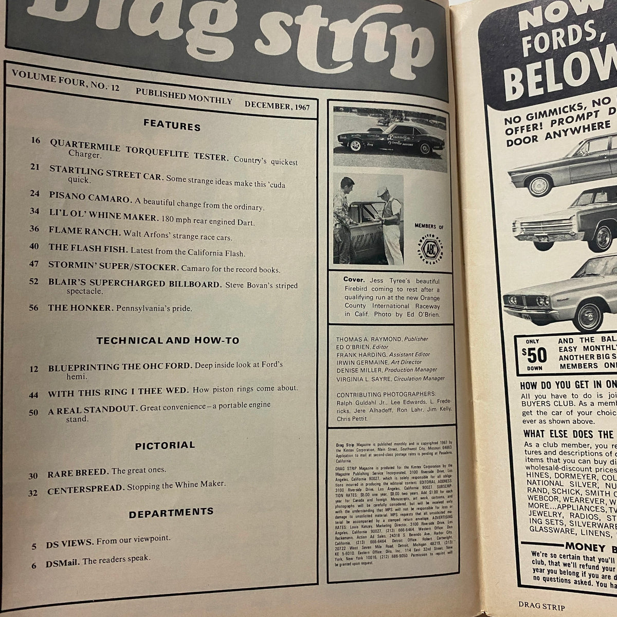 December 1967 Drag Strip Magazine