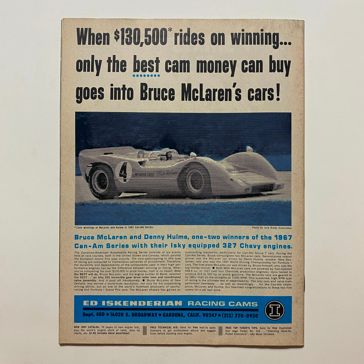 April 1968 Drag Strip Magazine - Nicholson vs Thorley