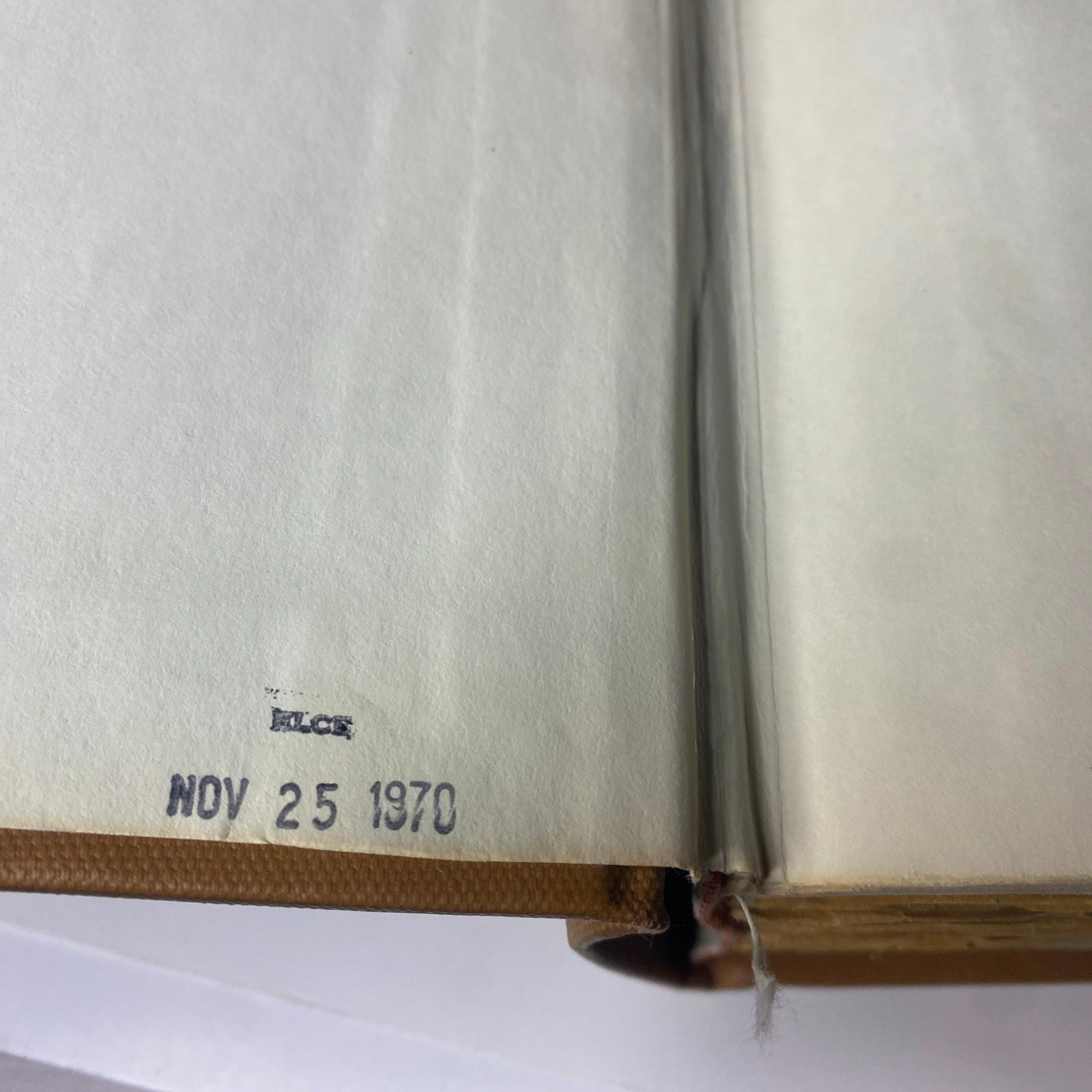 Inside view of The New York Times Library Edition Bound Magazine 1968 September - October, featuring a stamped date of November 25, 1970.