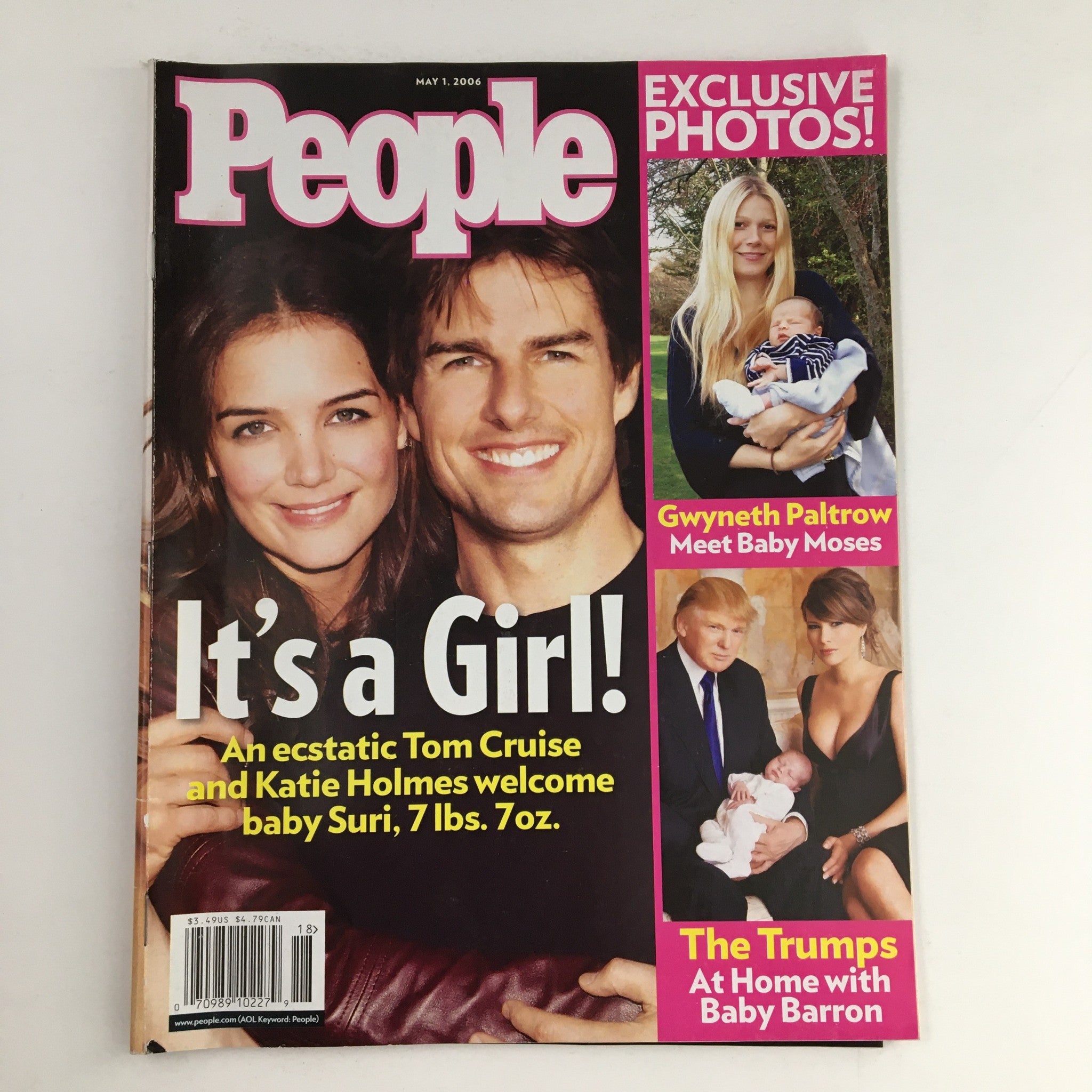 People Magazine May 1 2006 Katie Holmes, Tom Cruise, Donald Trump, No Label