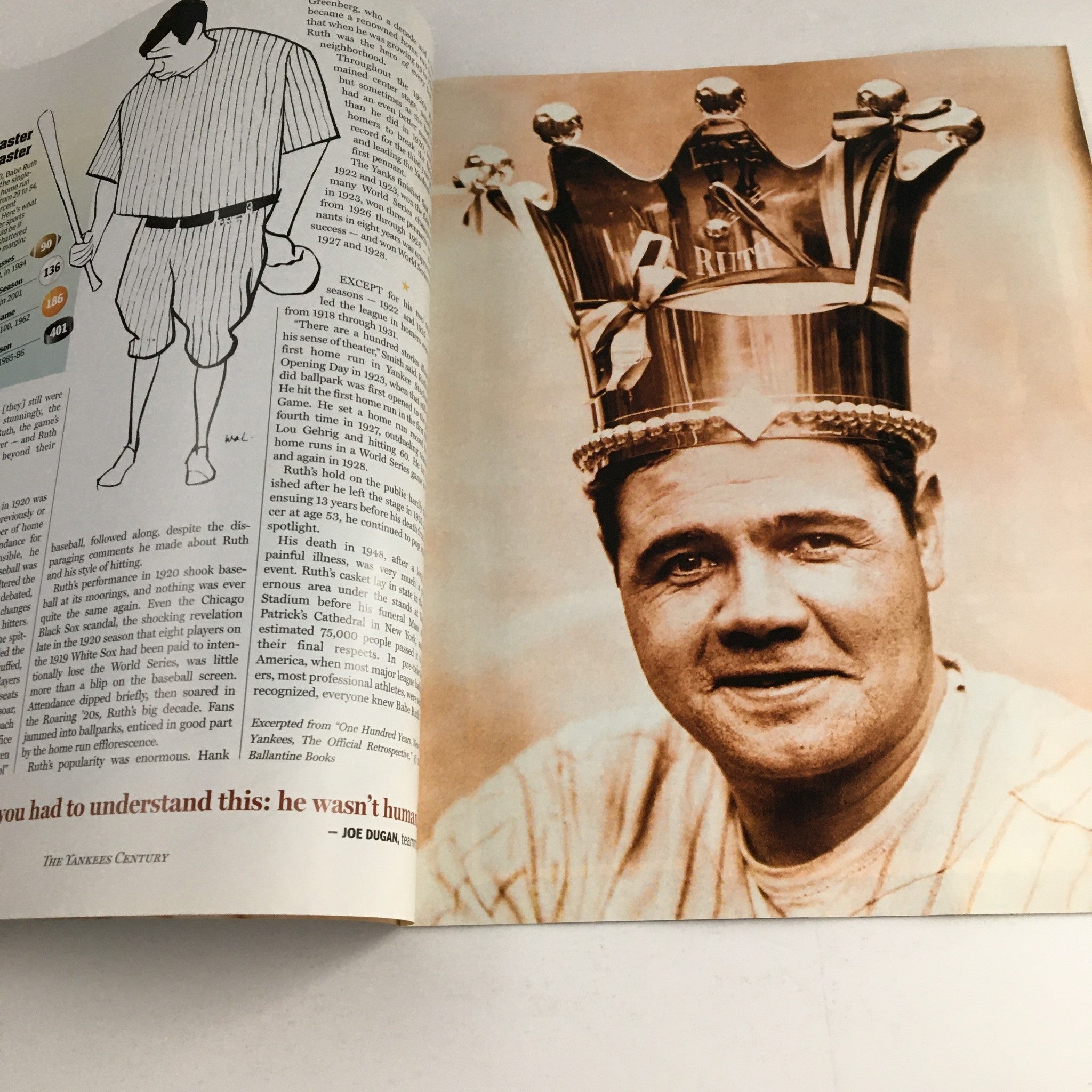 New York Post 2003 The Yankees Century Legends Part 1 Babe Ruth & The Bombers