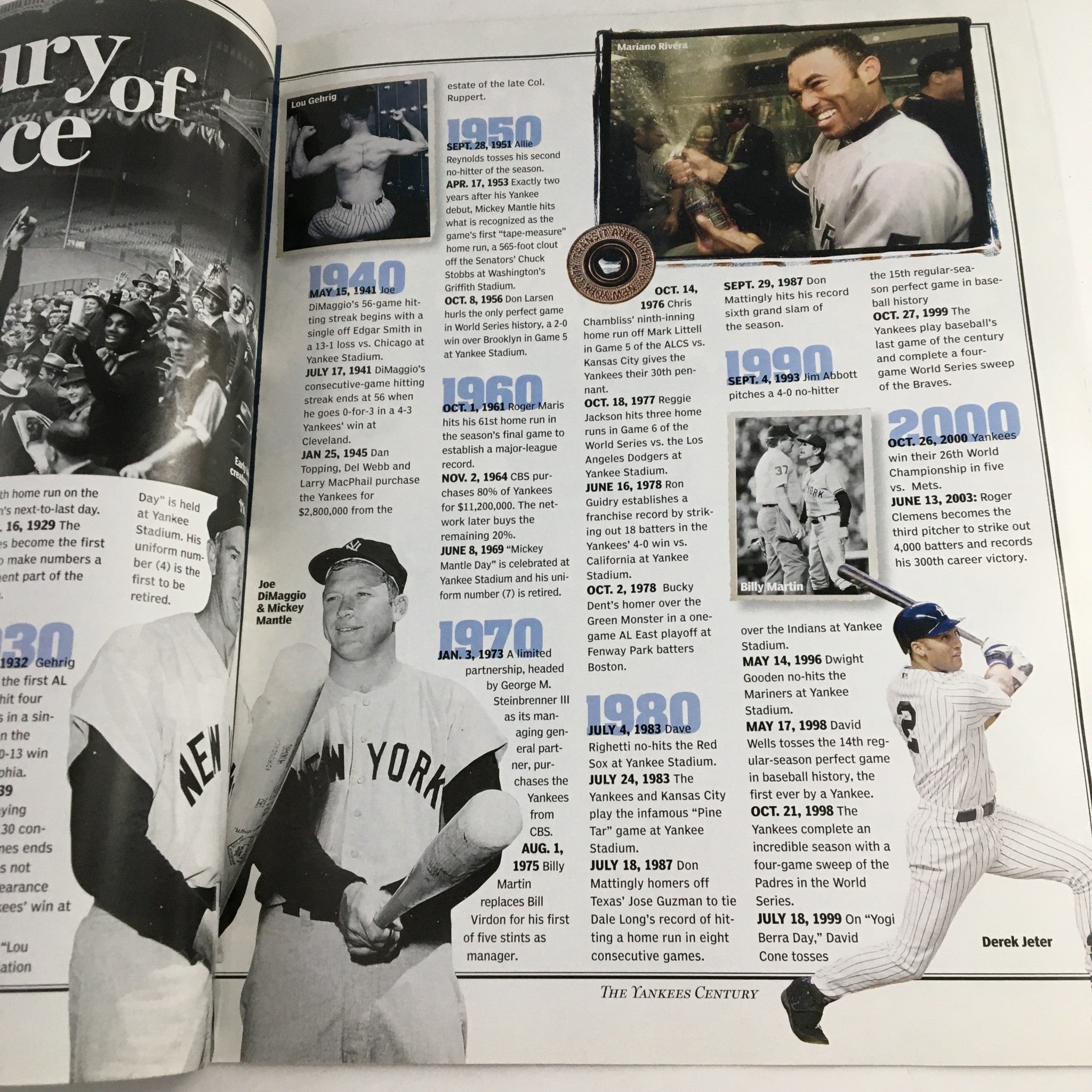 New York Post 2003 The Yankees Century Legends Part 6 David Cone & Magic Moments