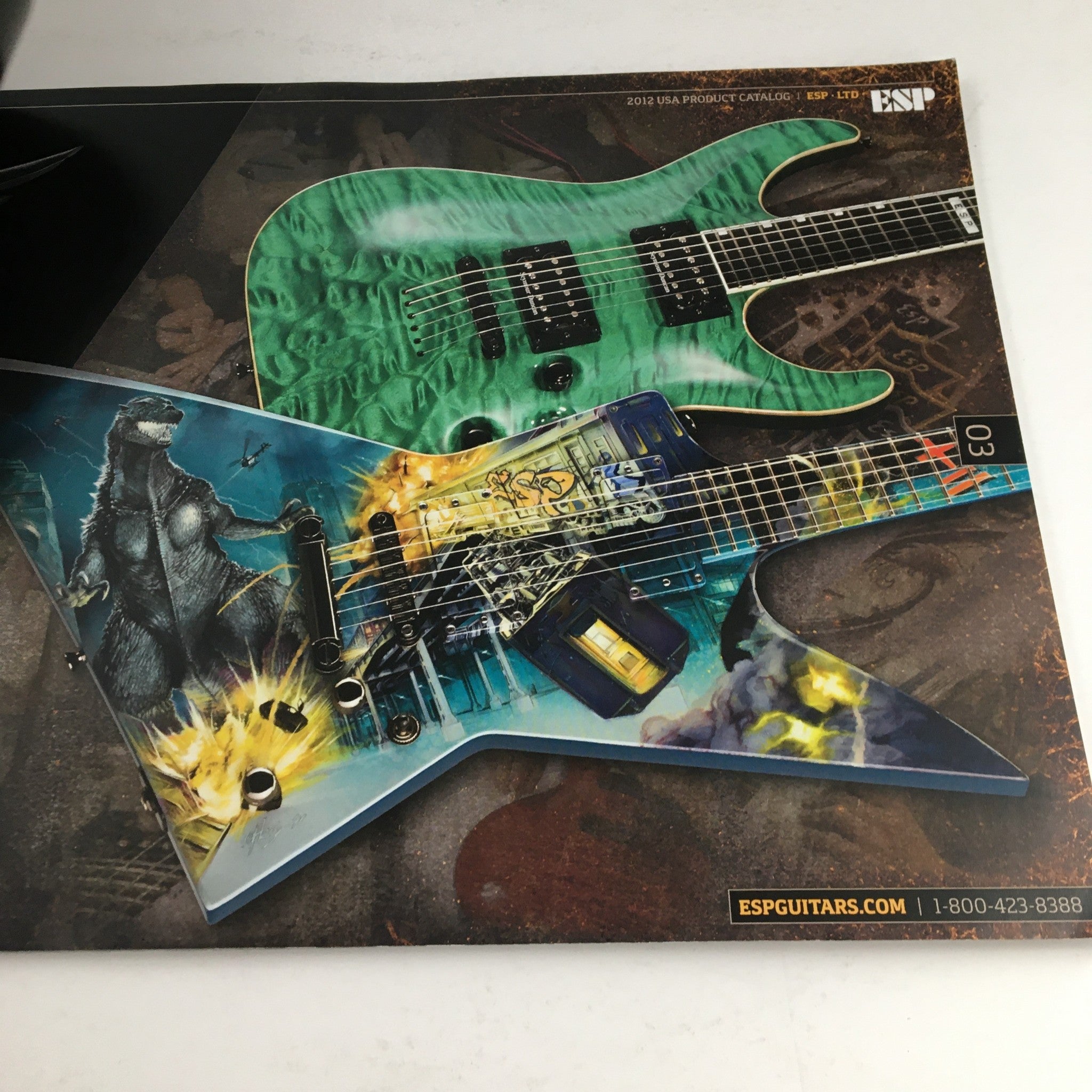 ESP Guitars 2012 USA Product Catalog of Guitars and Basses