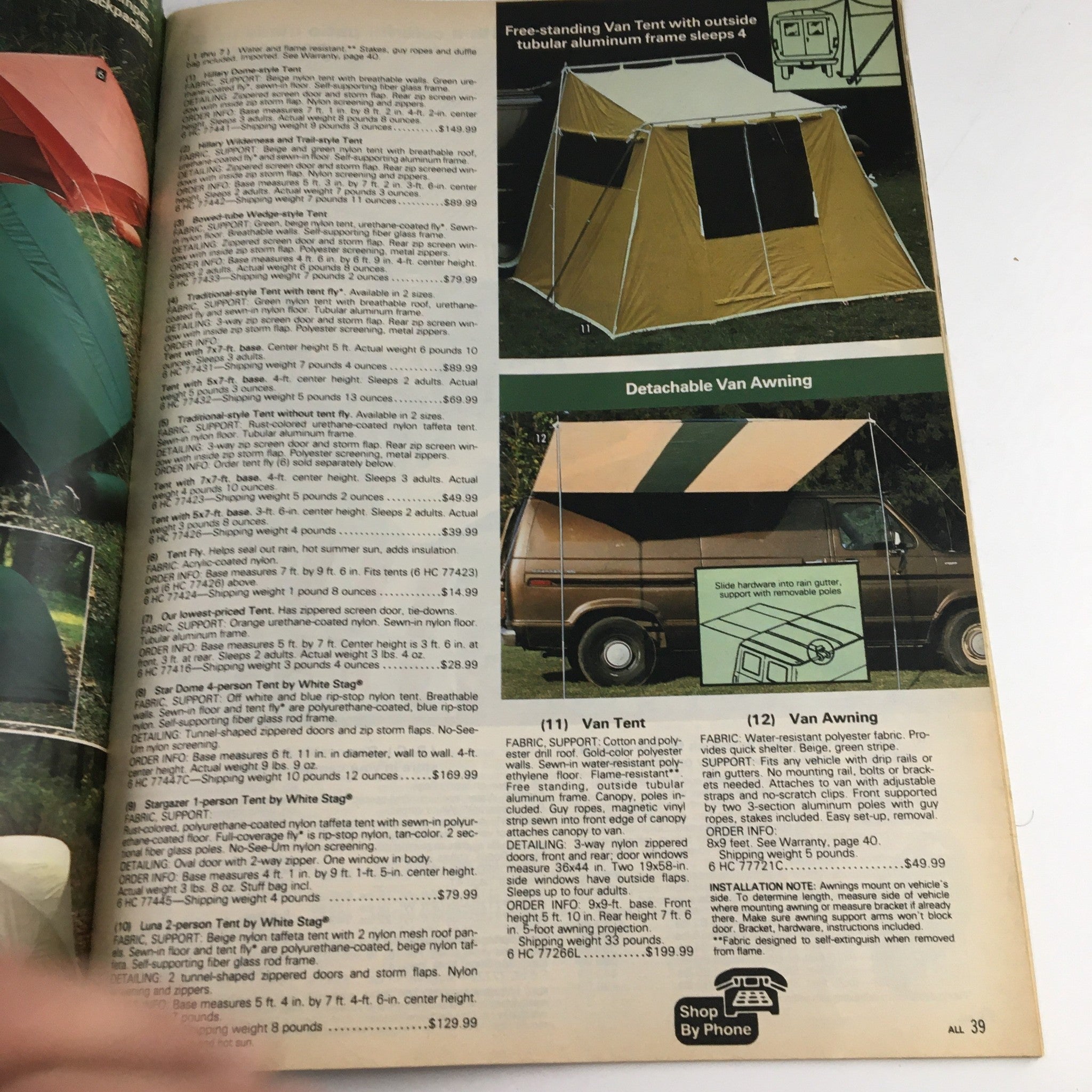 Sears 1983 Recreational Vehicle and Camping Equipment Special Catalog