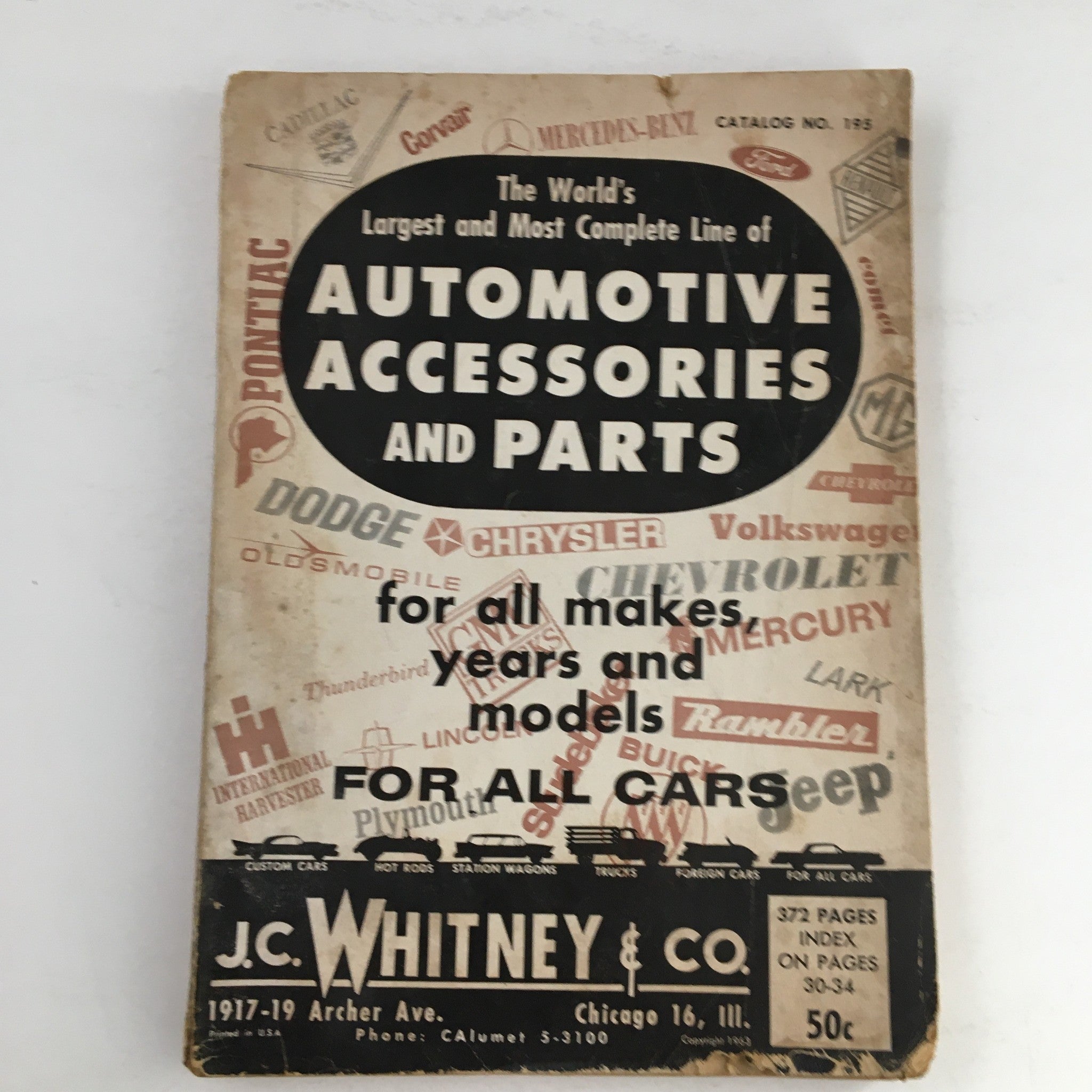 Automotive Accessories and Parts Mercedes Benz Catalog No. 195