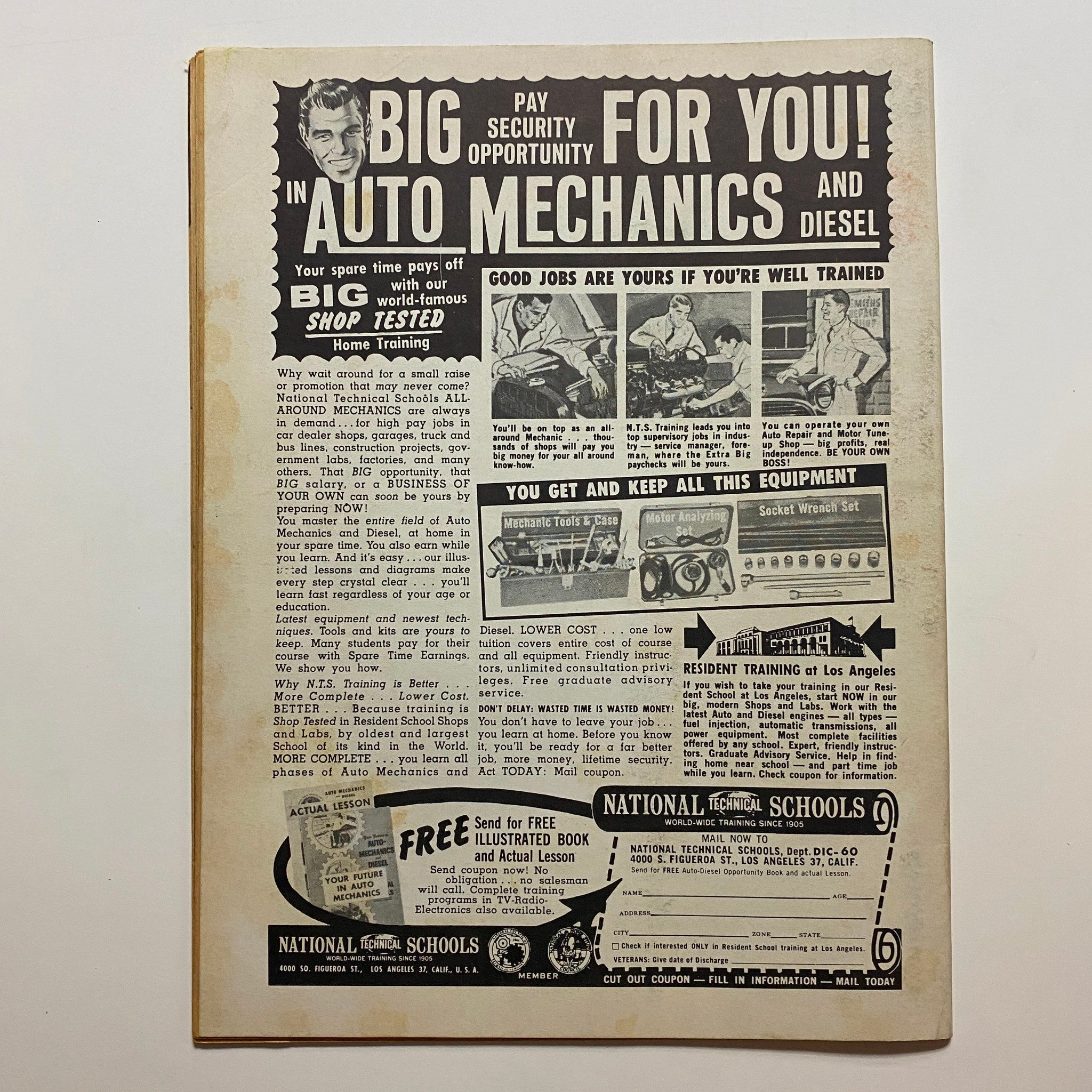 VTG Speed Mechanics Magazine August 1960 International Automobile Show No Label