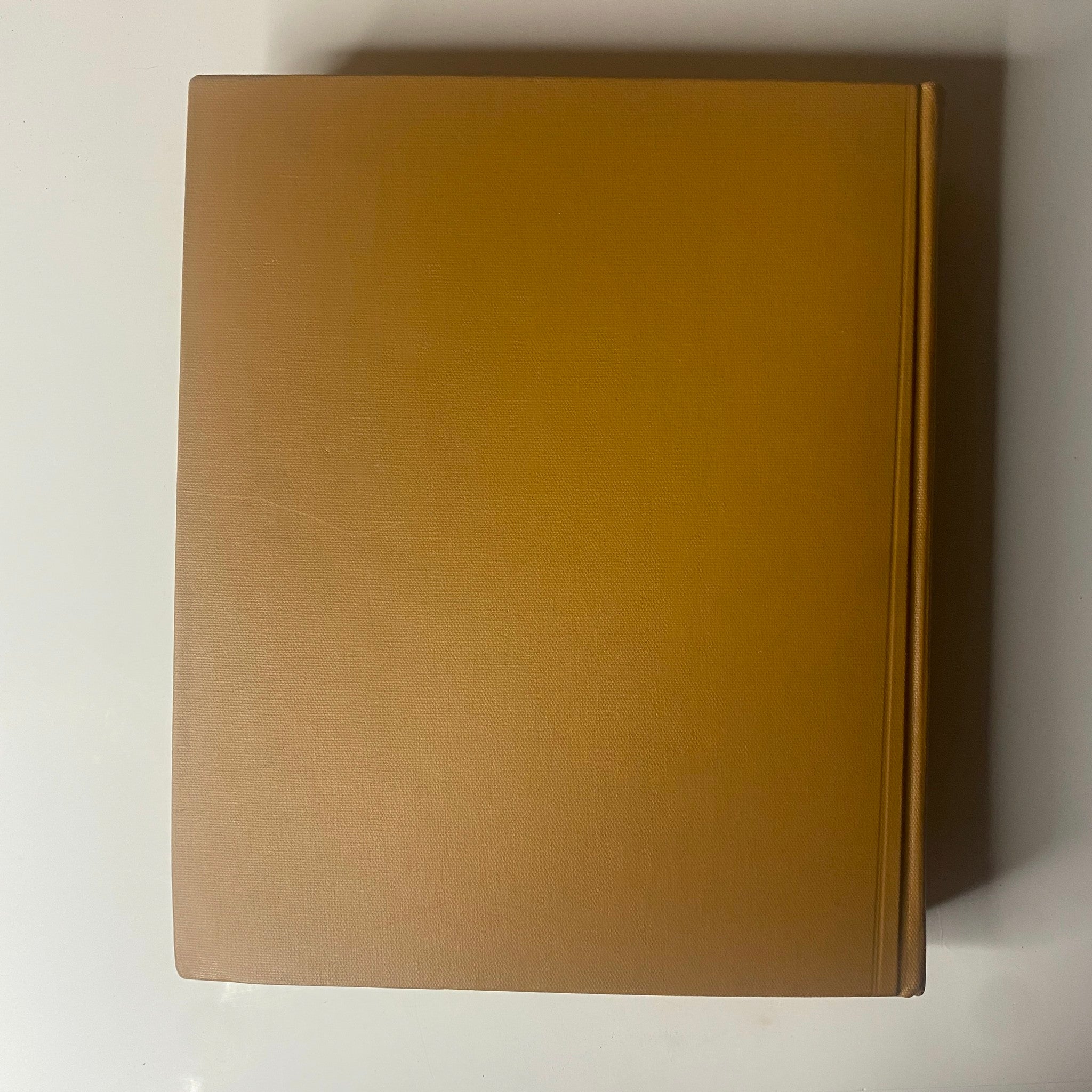 Top view of The New York Times Bound Magazine from 1969, highlighting the sturdy cover and overall design of this vintage archival magazine.