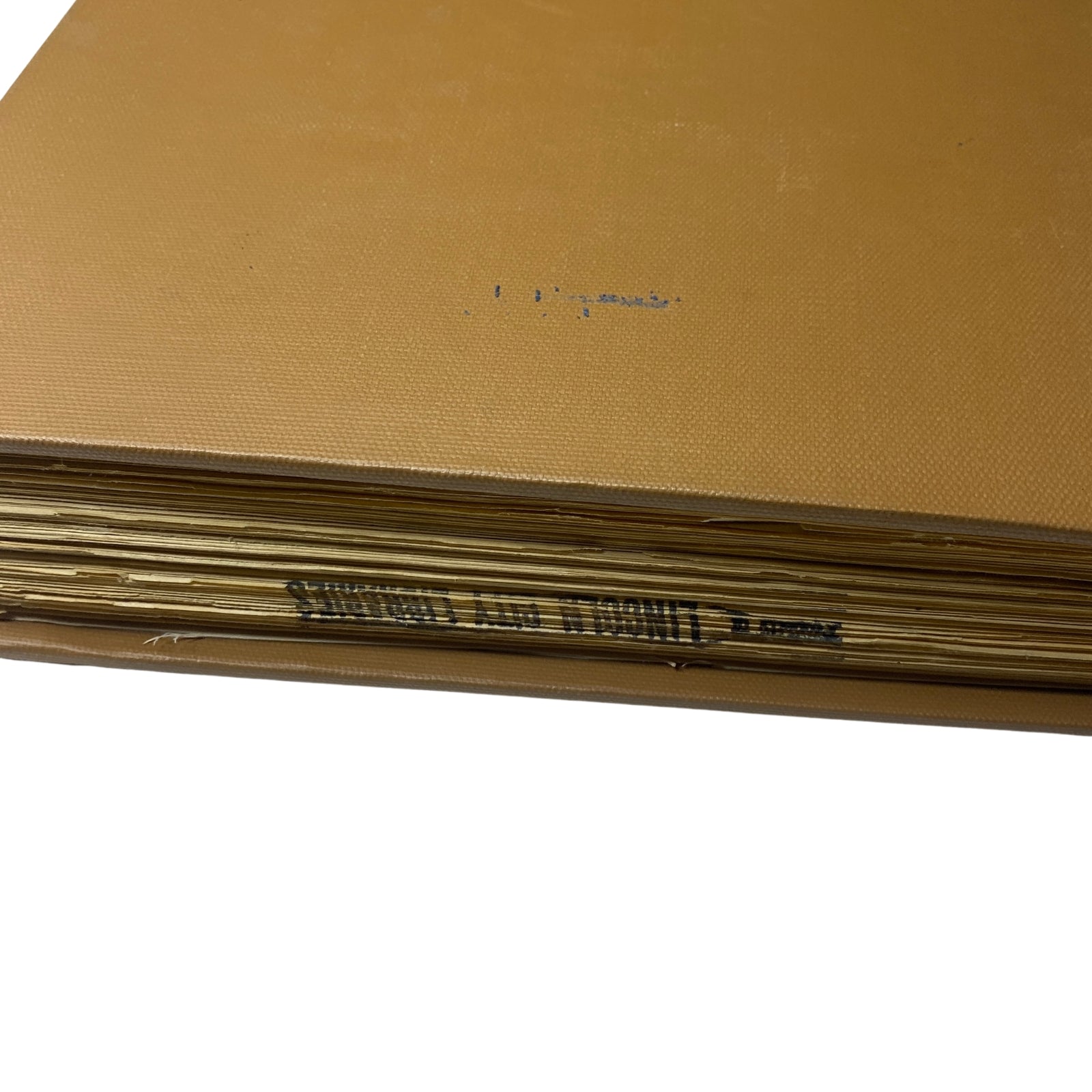 The spine of a bound edition of the New York Times Magazine, showcasing the gold lettering on its spine. The binding signifies preservation of historical editions from late 1971.
