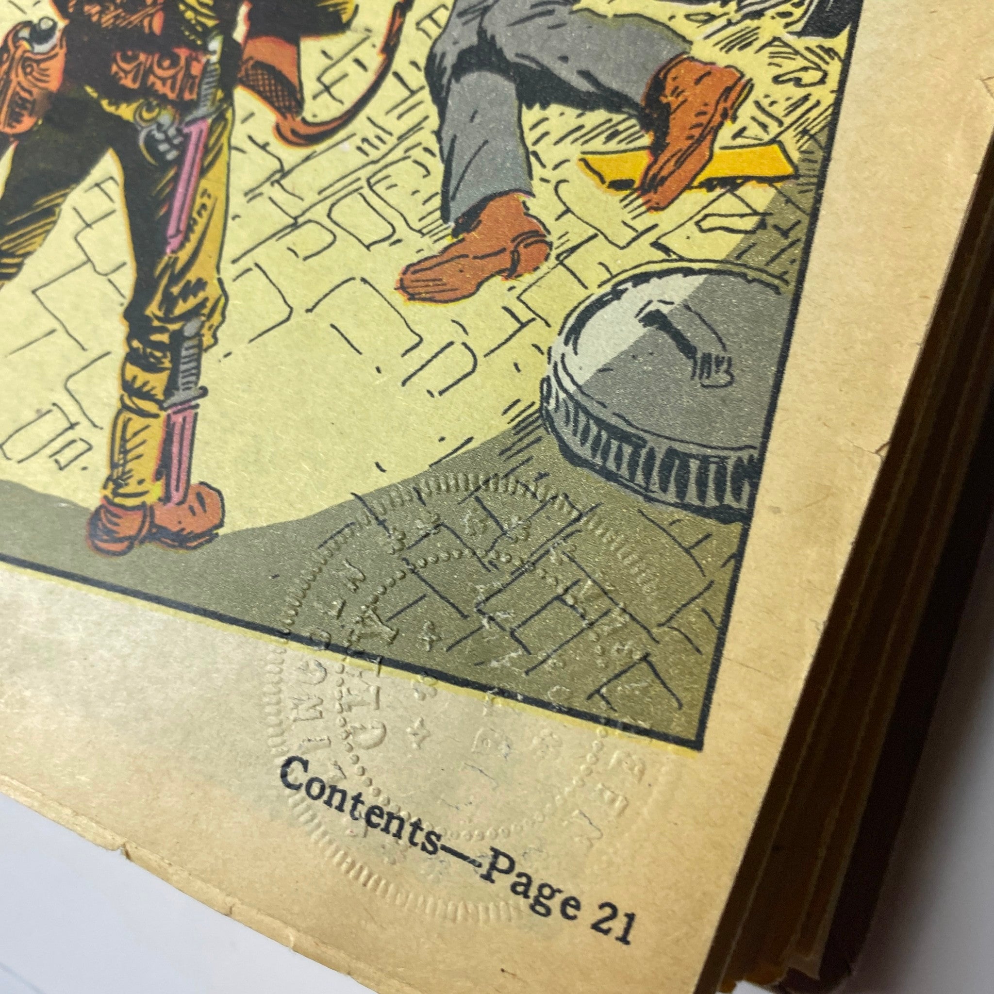 Close-up of the content page from The New York Times Library Edition Bound Magazine, highlighting the details of 'Sgt. Rock' comic on May 2, 1971.