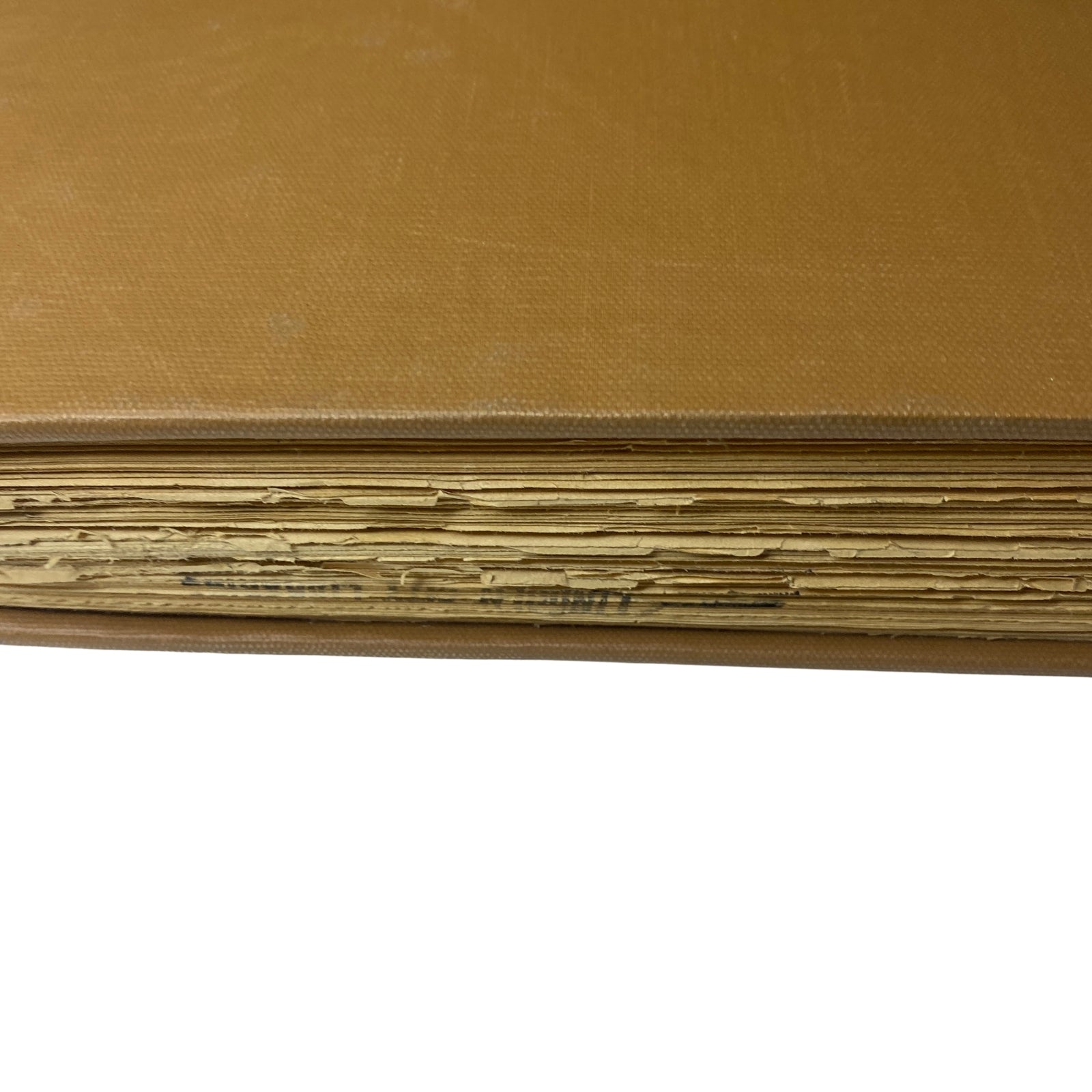 Side view of the 1972 March-April bound edition of The New York Times Magazine, showing the worn edges of the pages, indicating its condition as a library copy.