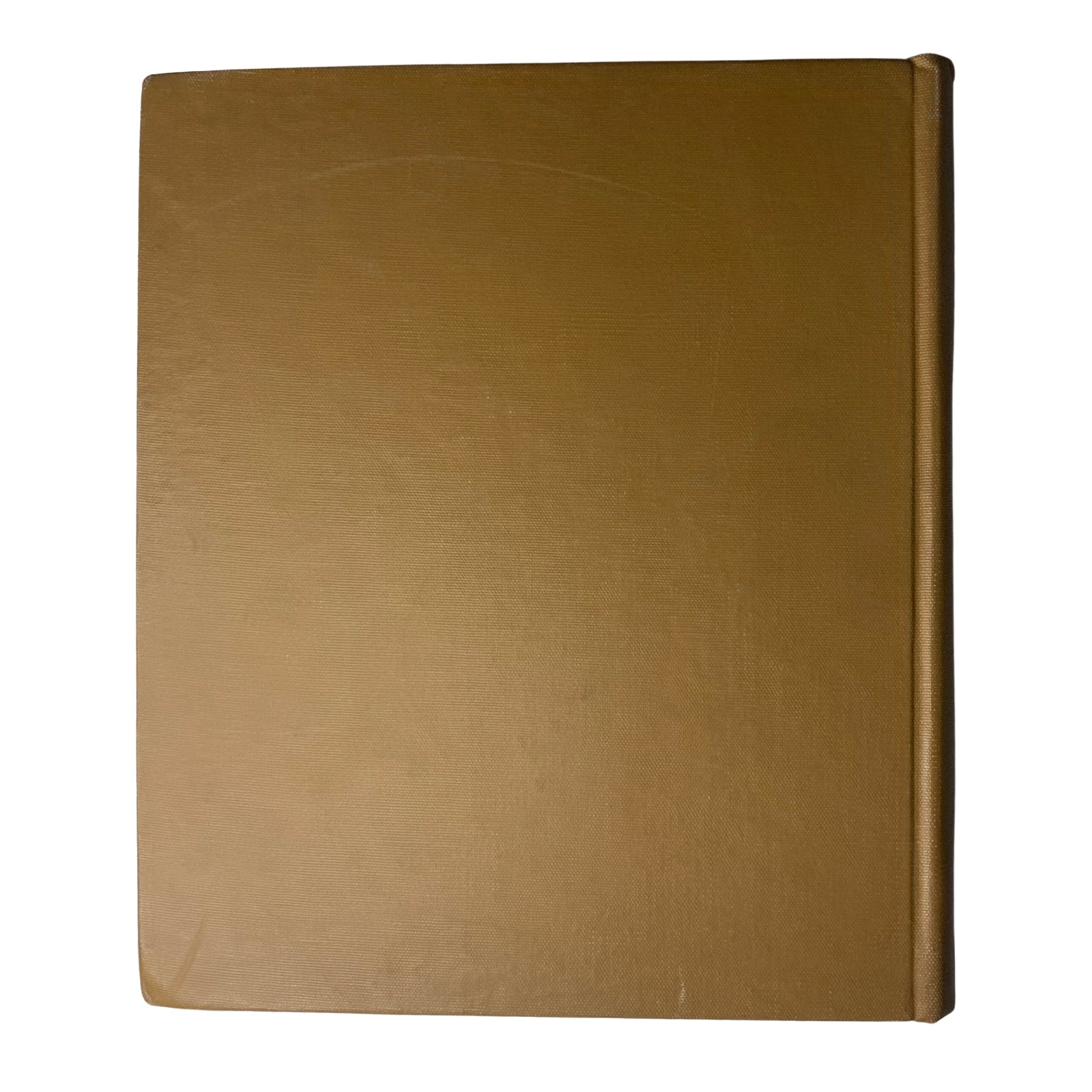 Front view of the hardcover binding of The New York Times Magazine bound edition from March-April 1972, featuring a plain beige exterior highlighting its archival significance.