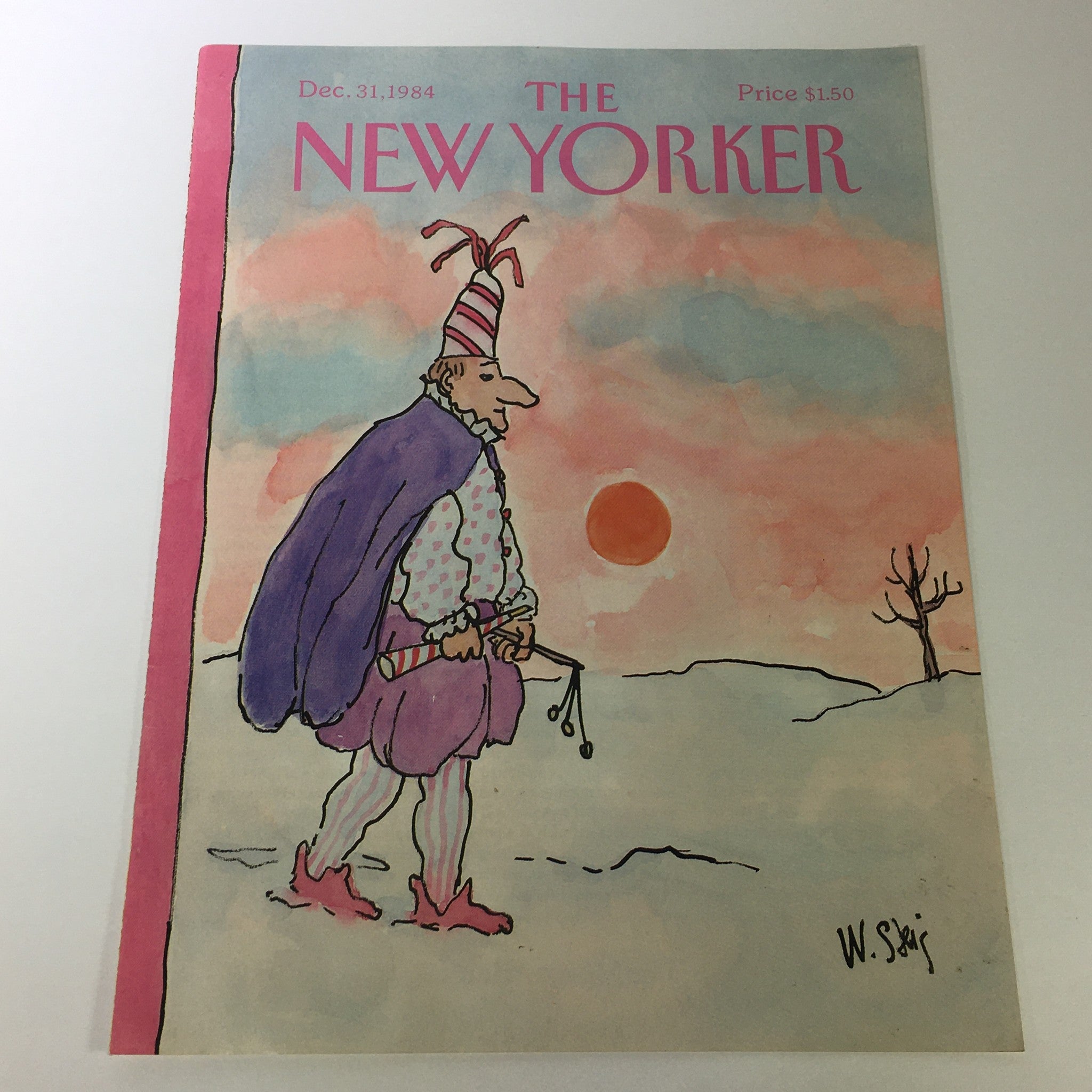 COVER ONLY - The New Yorker Magazine December 31 1984 - William Steig