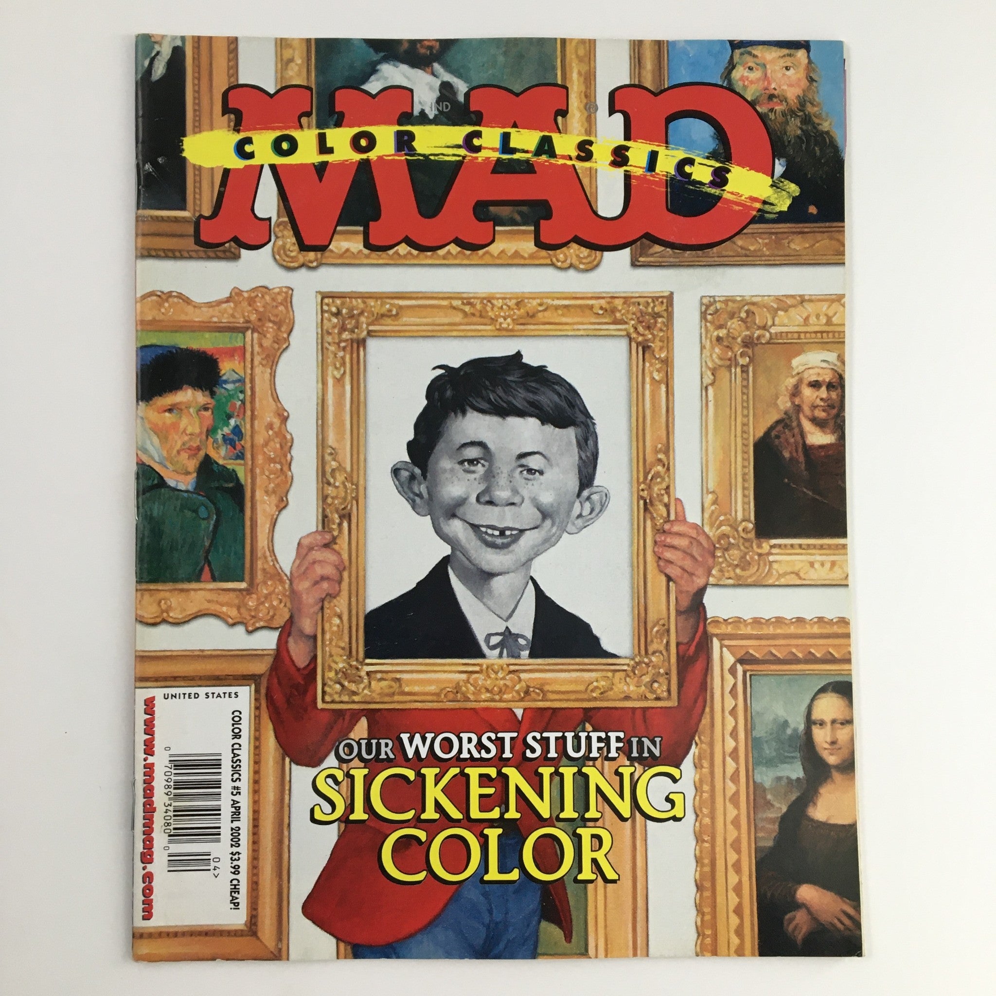 Mad Magazine April 2002 #5 Worst Stuff in Sickening Color VF Very Fine 8.0