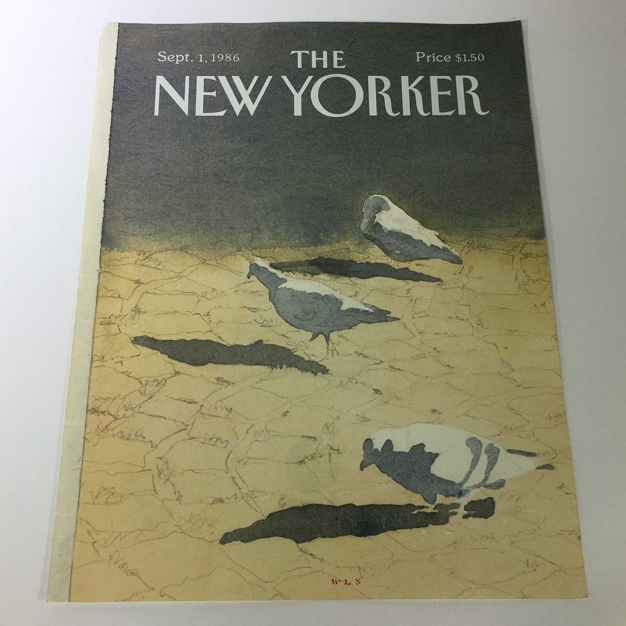 COVER ONLY - The New Yorker Magazine September 1 1986 - Whitney Lee Savage