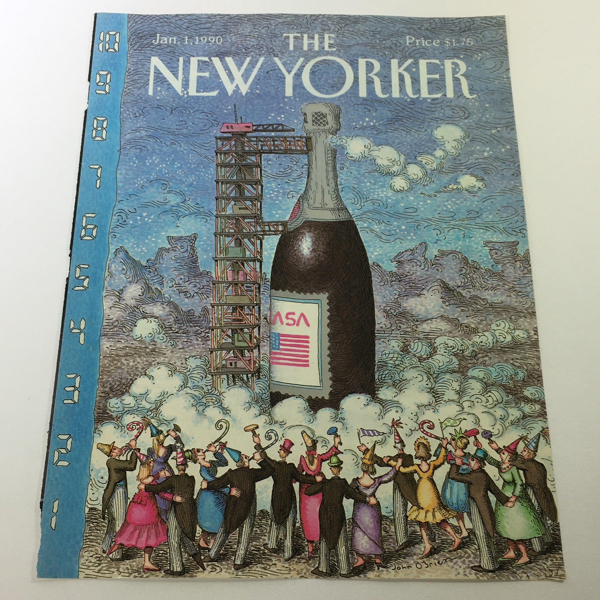 COVER ONLY - The New Yorker Magazine January 1 1990 - John O'Brien