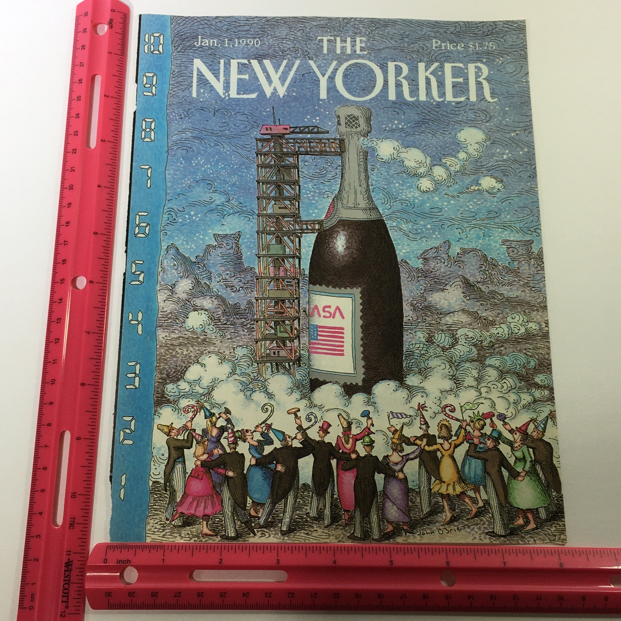 COVER ONLY - The New Yorker Magazine January 1 1990 - John O'Brien