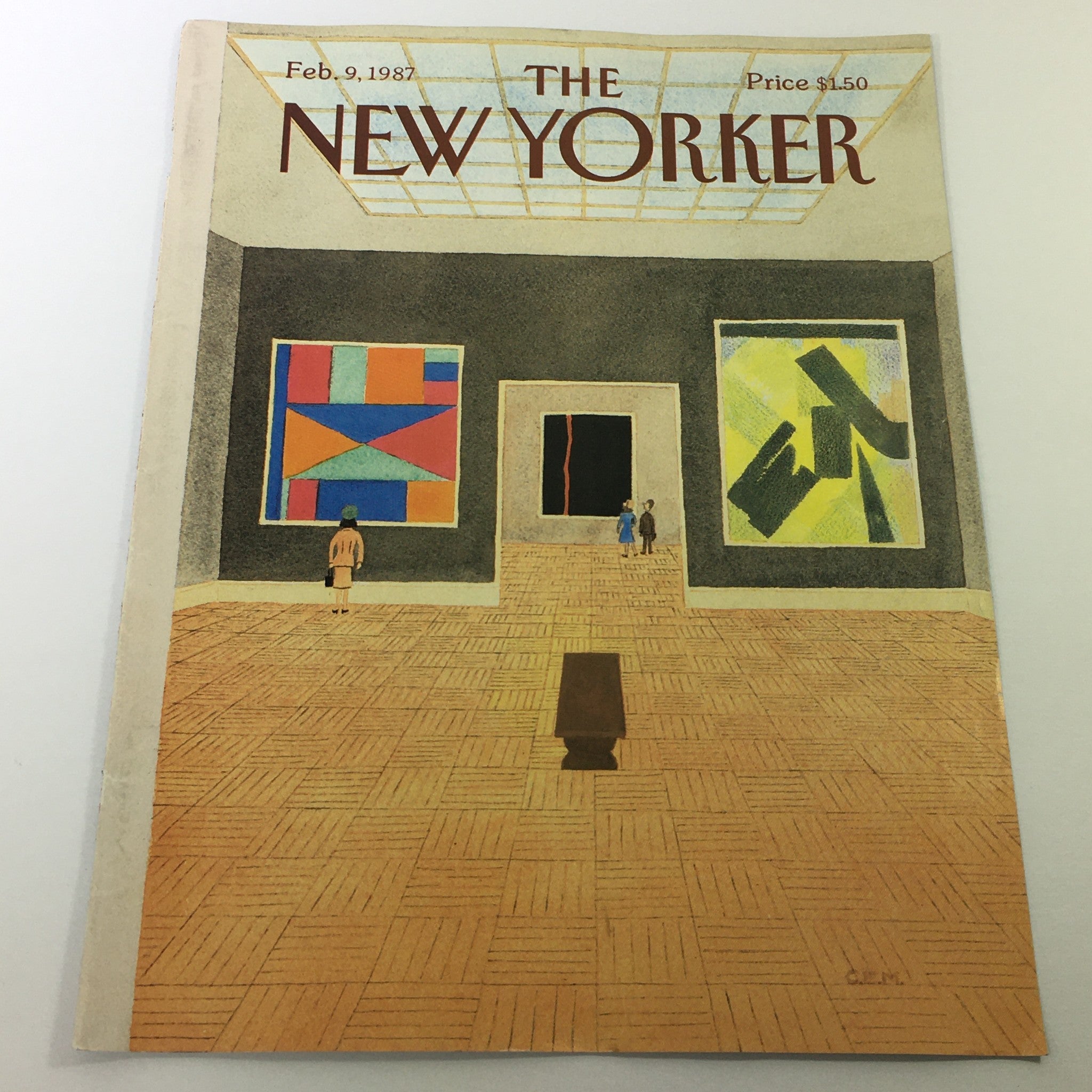 COVER ONLY - The New Yorker Magazine February 9 1987 - Charles E. Martin