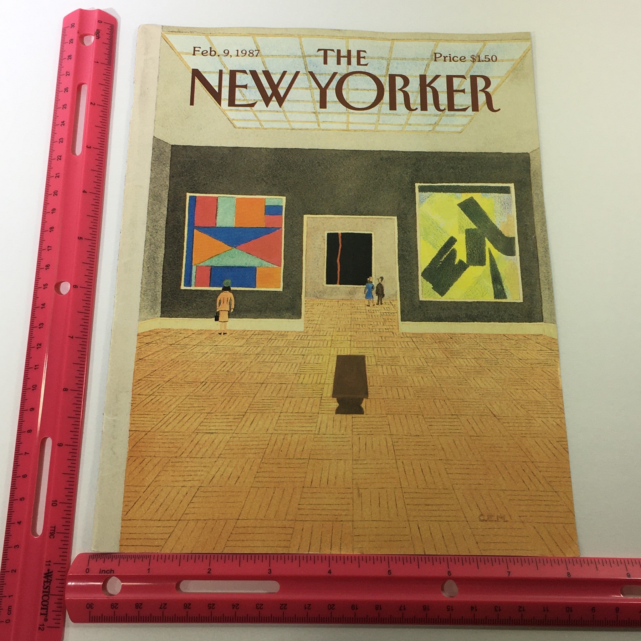 COVER ONLY - The New Yorker Magazine February 9 1987 - Charles E. Martin