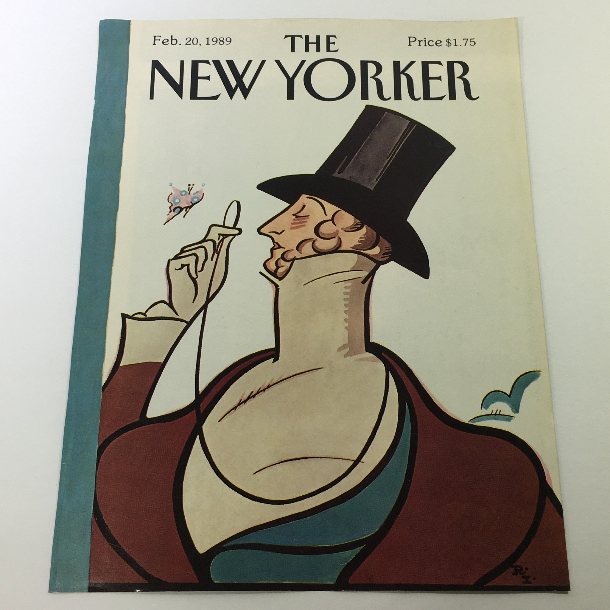 COVER ONLY - The New Yorker Magazine February 20 1989 - Rea Irving