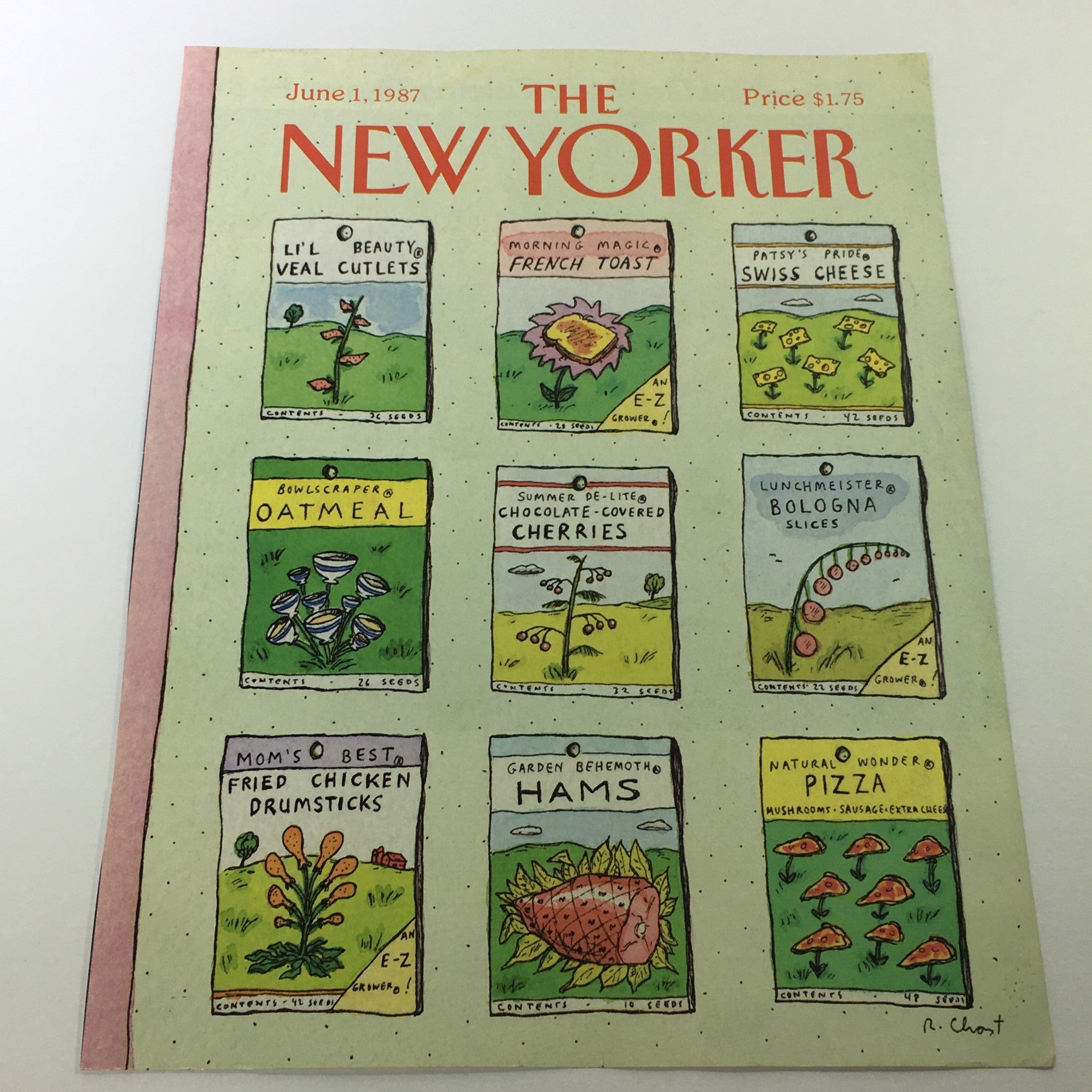 COVER ONLY - The New Yorker Magazine June 1 1987 - Roz Chast