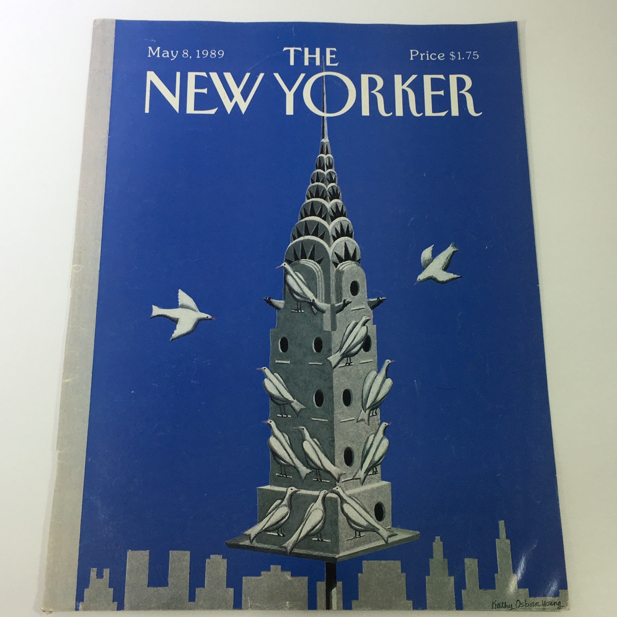 COVER ONLY - The New Yorker Magazine May 8 1989 - Kathy Osborn Young