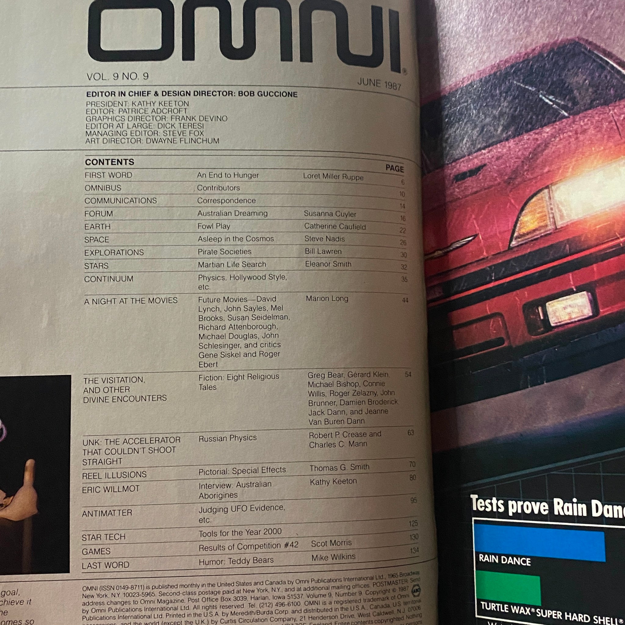 VTG Omni Magazine June 1987 UNK Russia's Greatest Threat To Western Science