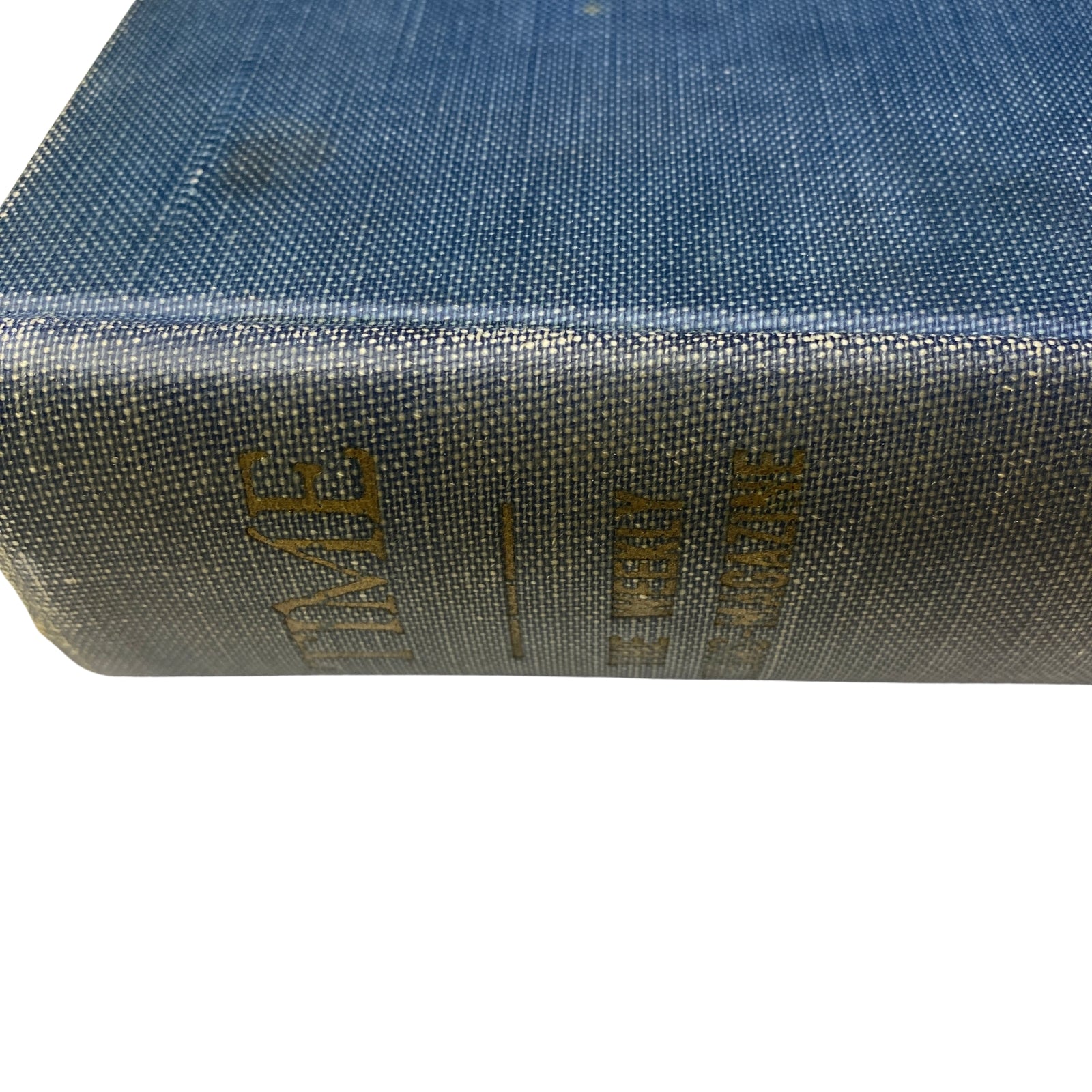 Spine view of the Time Magazine Bound Weekly 1924 January - June Taft Borah King 26 issues, showcasing the year and publication title.
