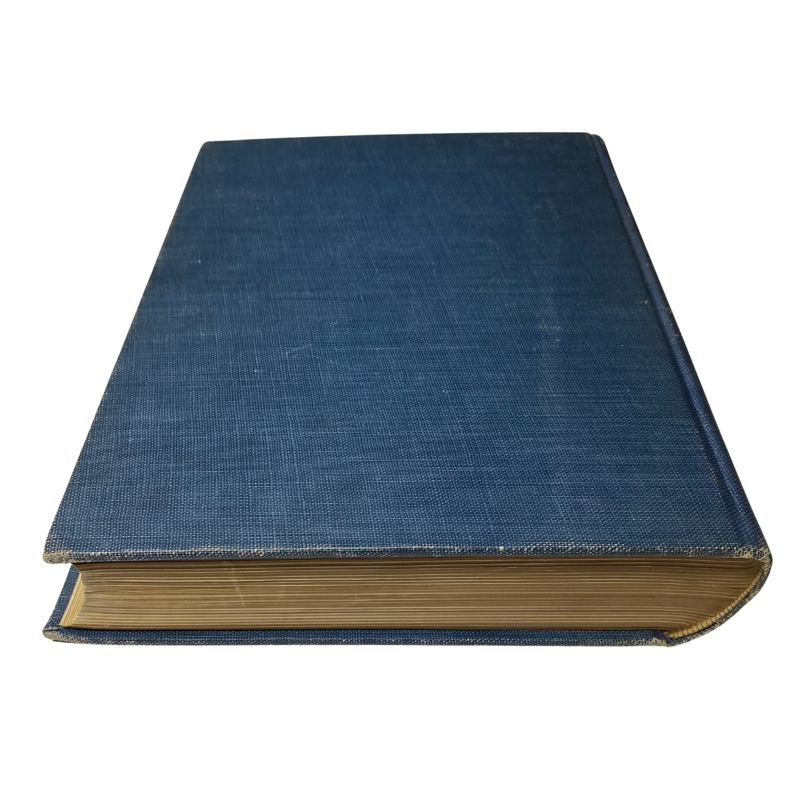 Exterior view of the spine of the Time Bound Weekly magazine, showcasing its blue binding, covering issues from January to June 1924.