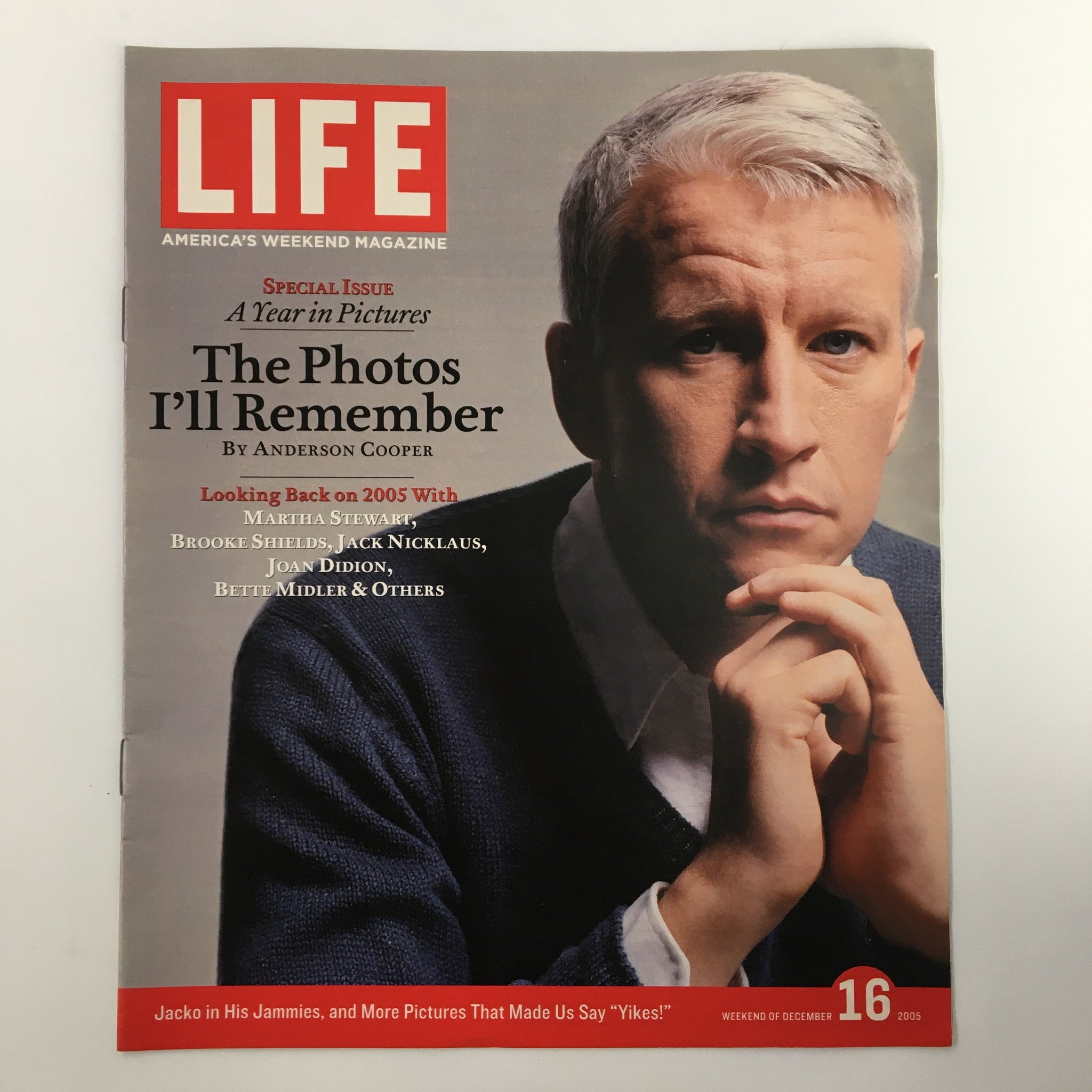 Life Magazine Newspaper Insert Anderson Cooper December 16 2005 No Label