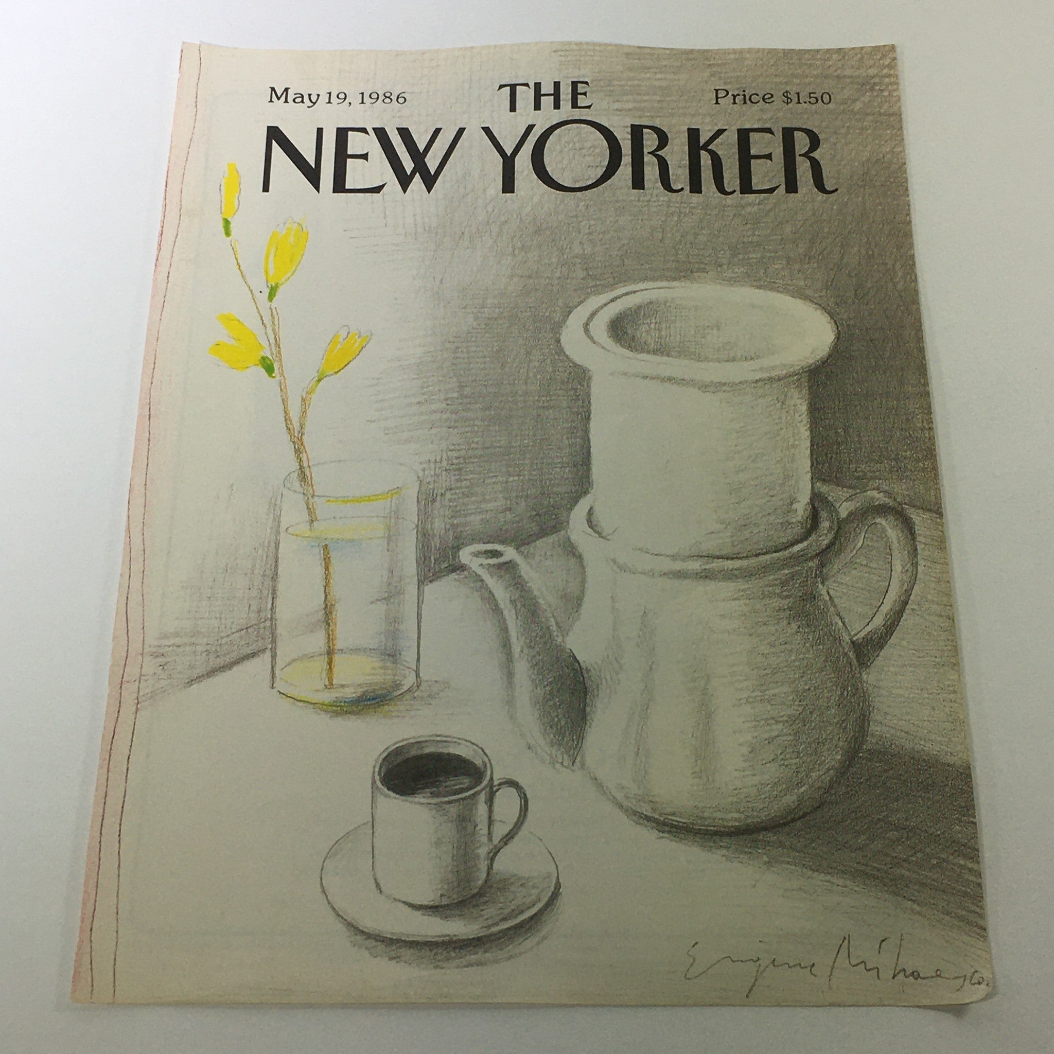 COVER ONLY - The New Yorker Magazine May 19 1986 - Eugene Mihaesco