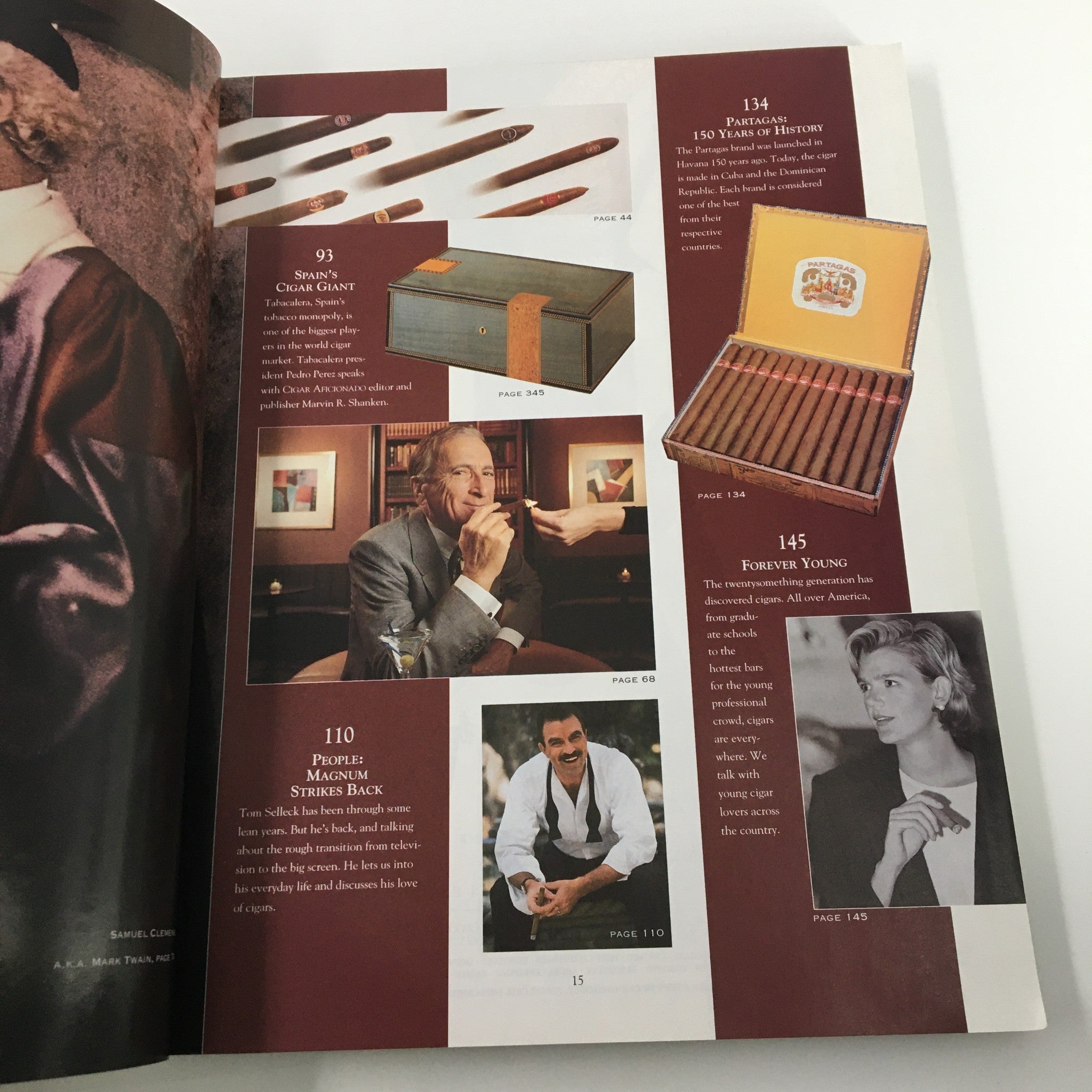 Cigar Afficionado Magazine Winter 1995-1996 Tom Selleck Hungry for More No Label